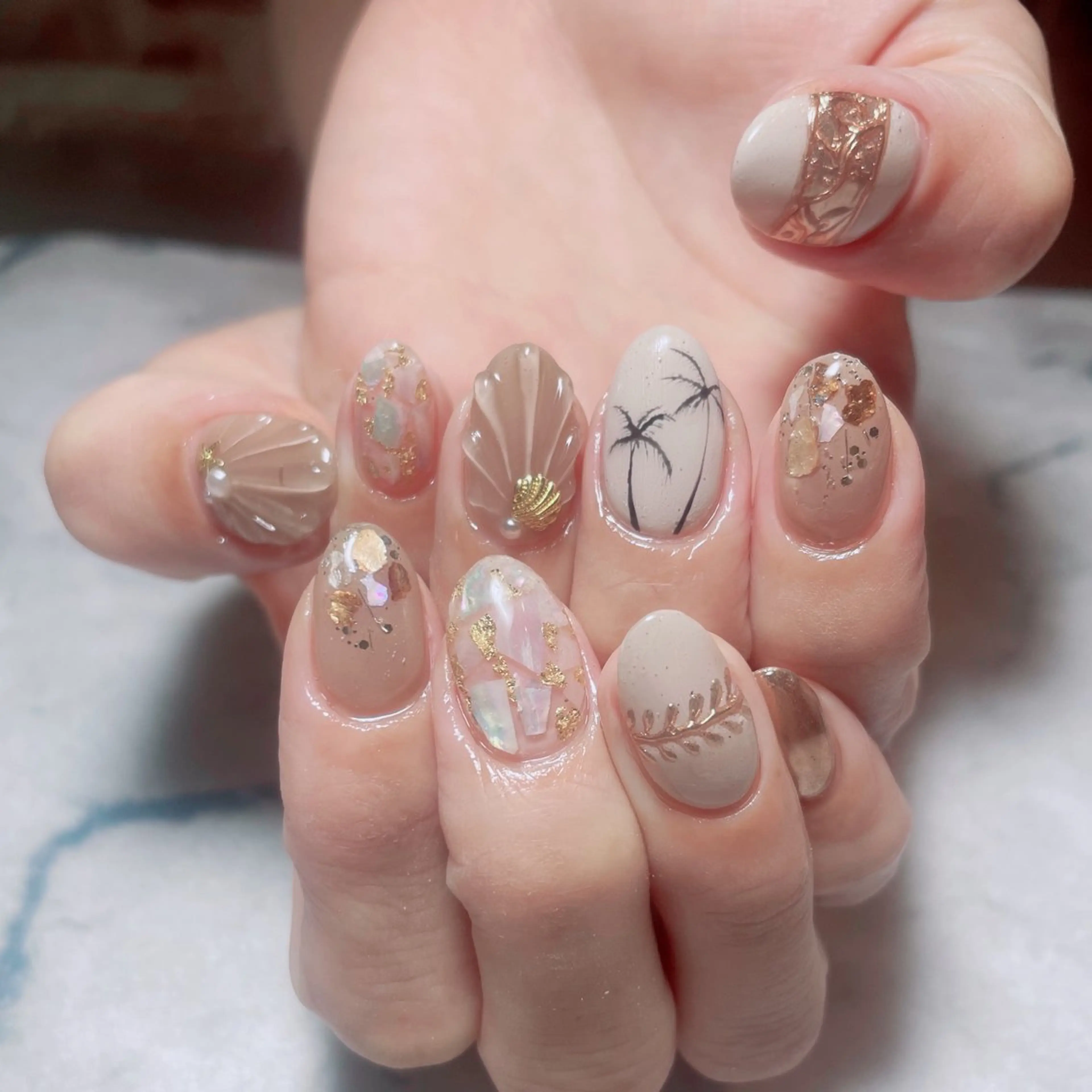 ネイル ハンドネイル 奥田 加奈子のネイルデザイン