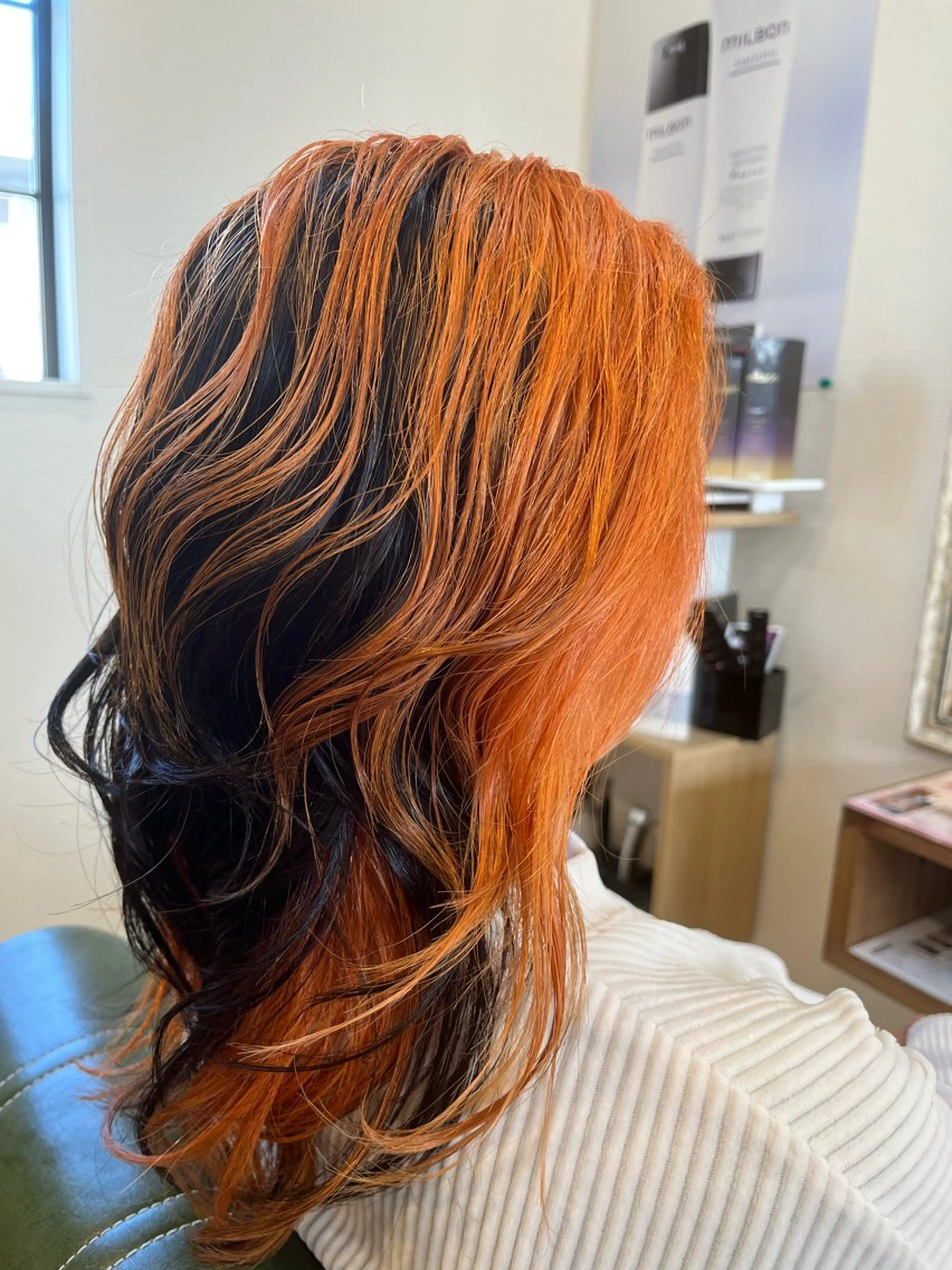 ロング カラー 西村 雄介のヘアスタイル