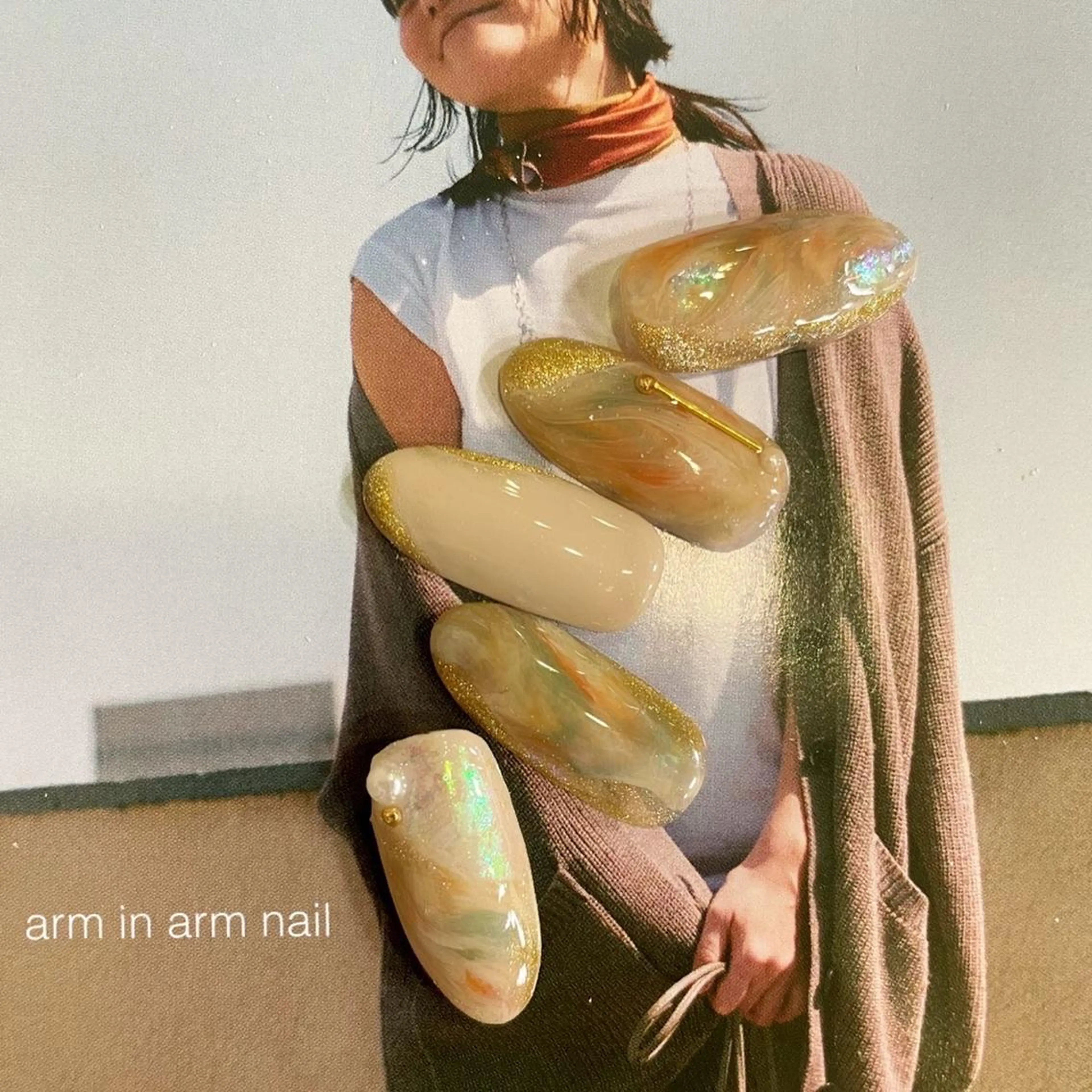 ネイル arm in arm ︎✿Yamamotoのマツエク・マツパデザイン