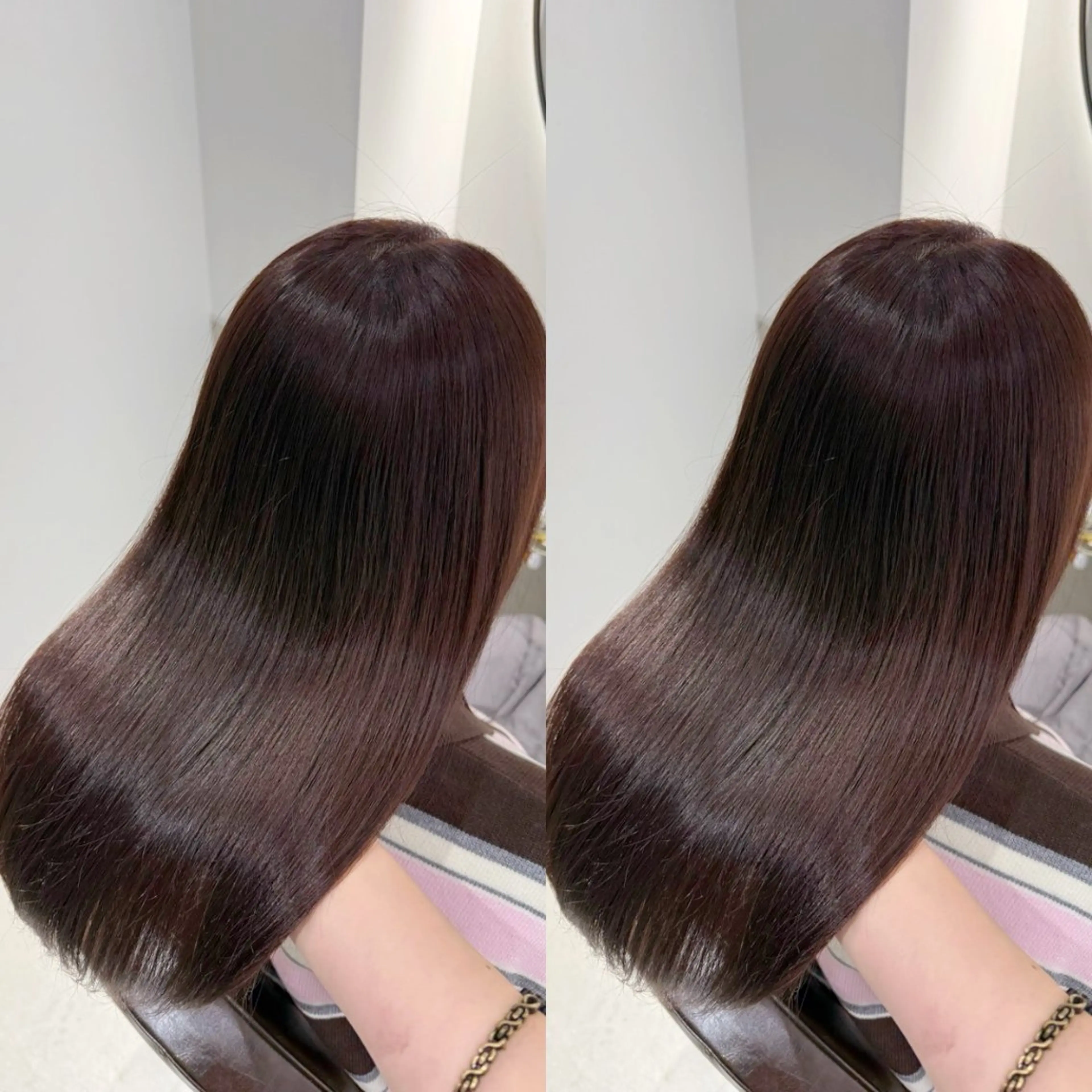 セミロング ラベンダーブラウン 髪質改善 カット ヘアカラー トリートメント 艶髪カラー🫧 髪質改善🪽萩原のヘアスタイル