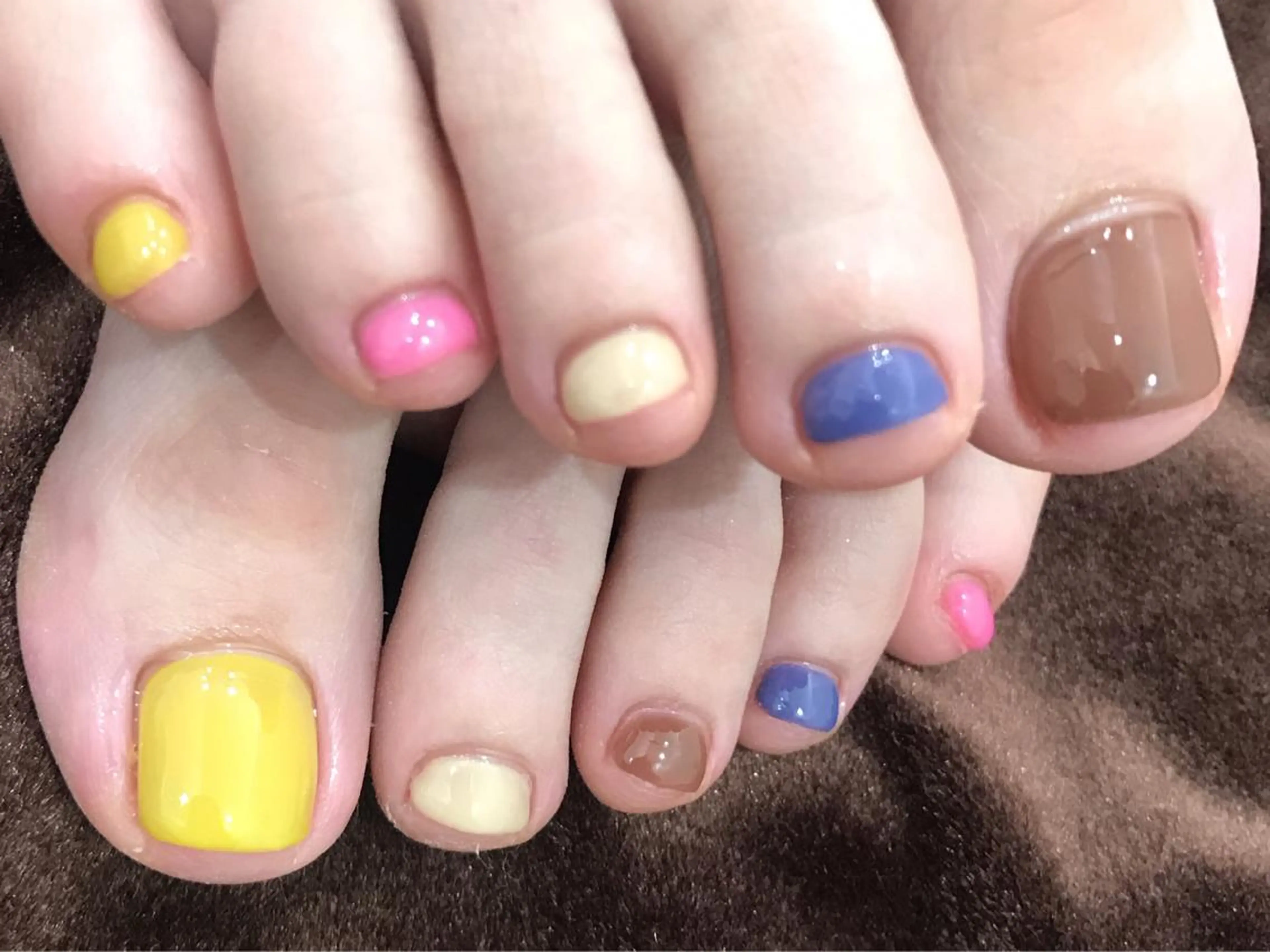 ネイル フットネイル ジェルネイル ワンカラーネイル フットネイル 中川 愛理のその他イメージ