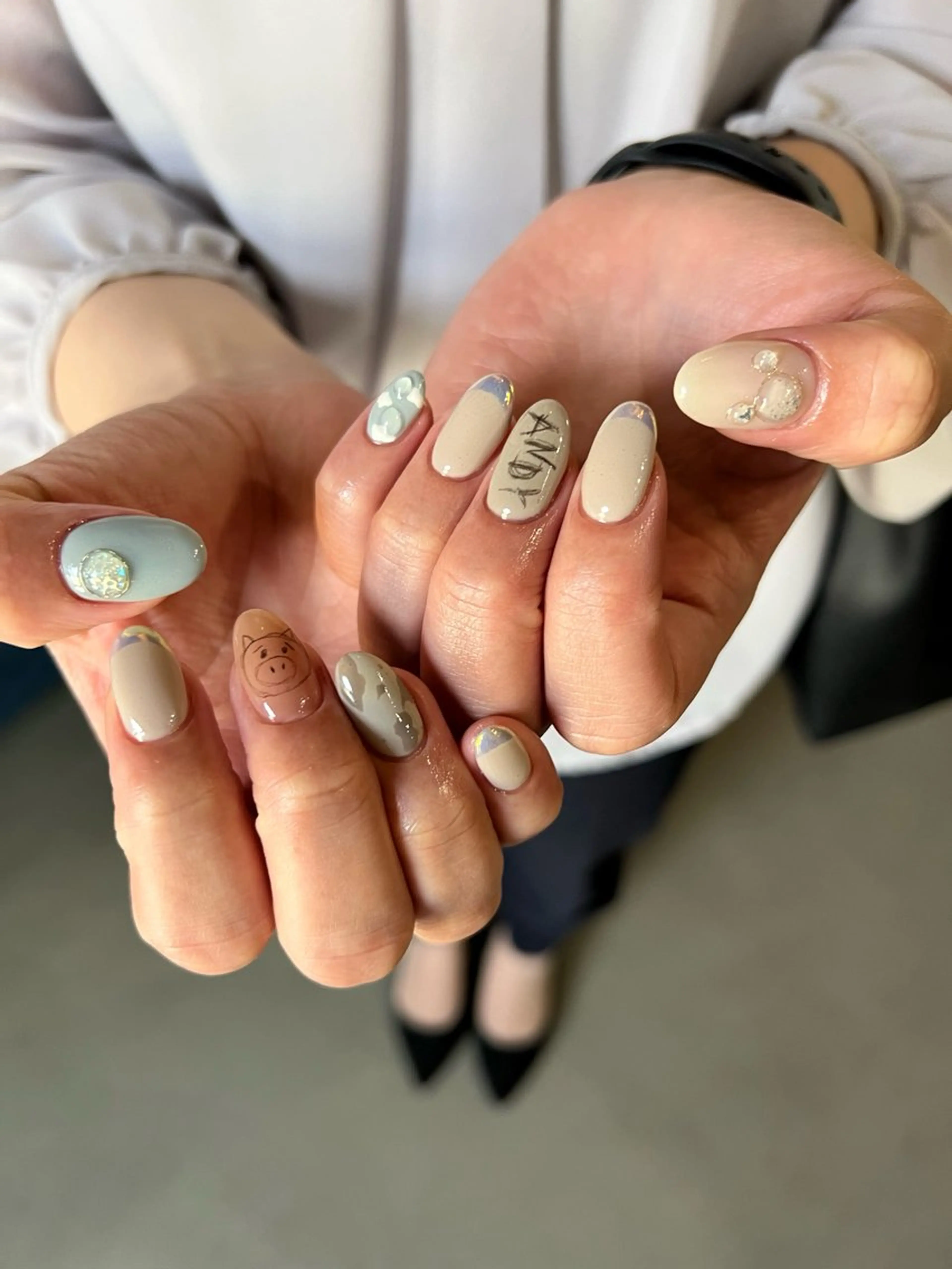 ネイル s/w ＿shokoのネイルデザイン