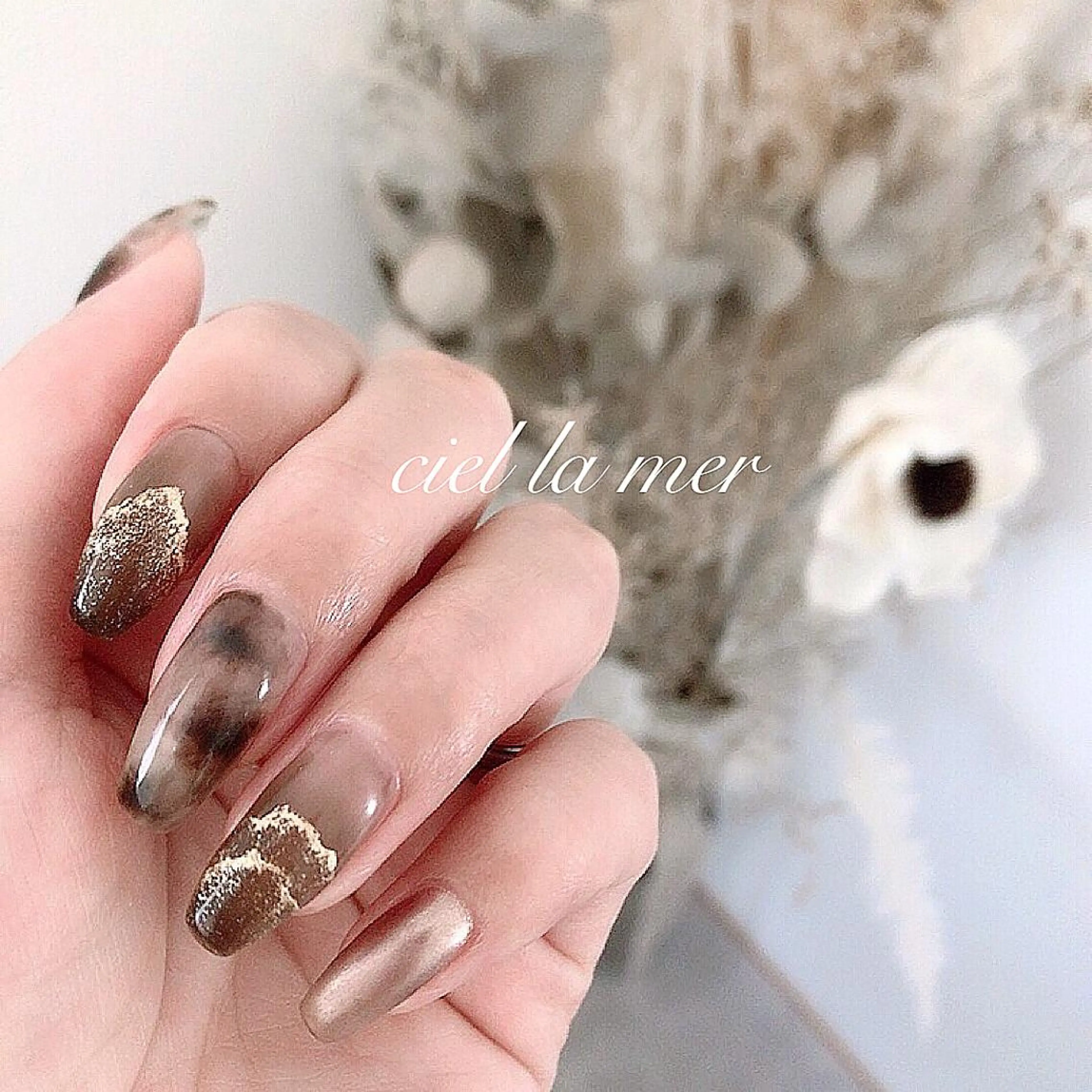 ネイル ハンドネイル フットネイル ciel la merのネイルデザイン