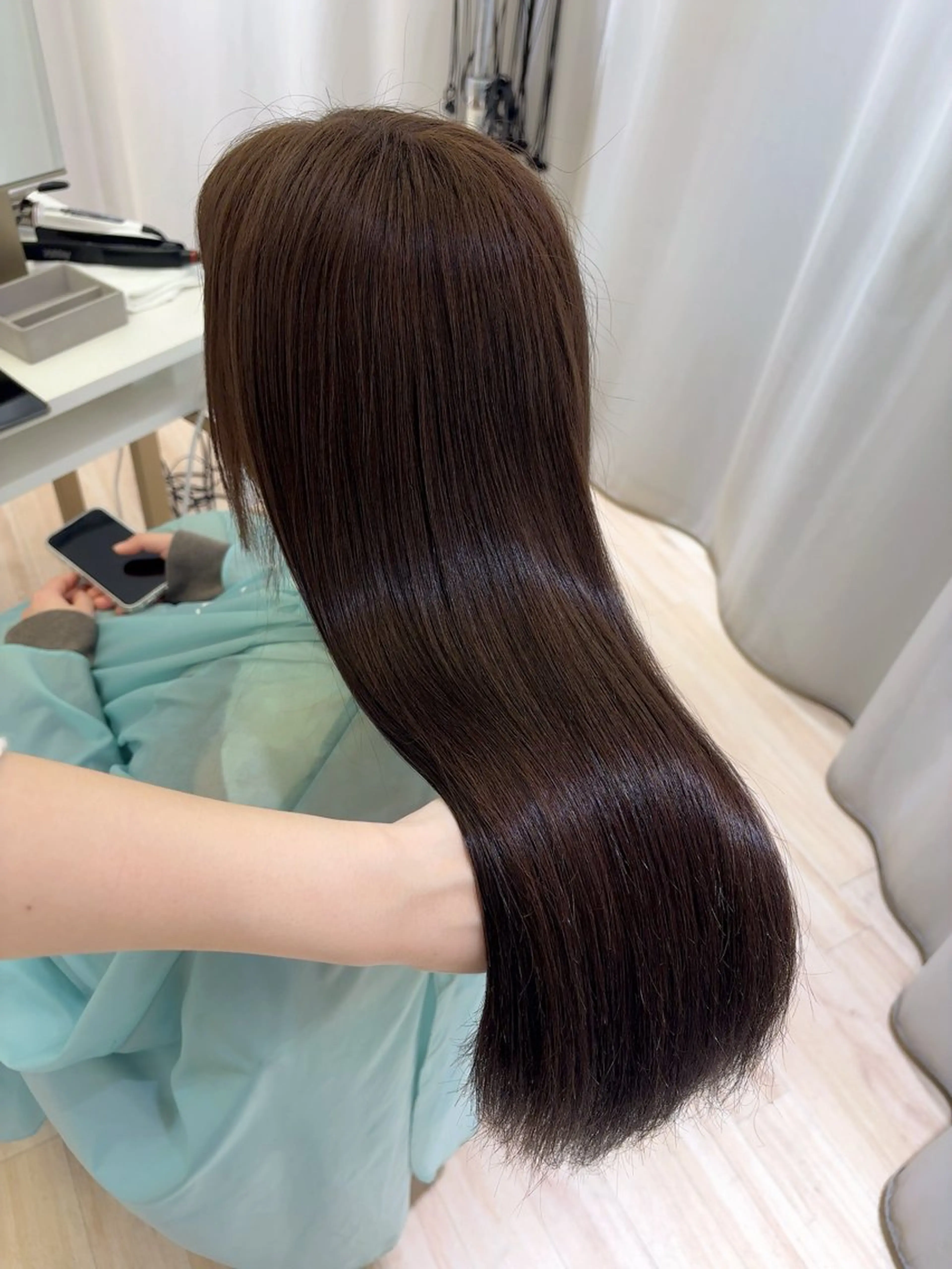 ロング カラー ParveMix 岡本えりかのヘアスタイル