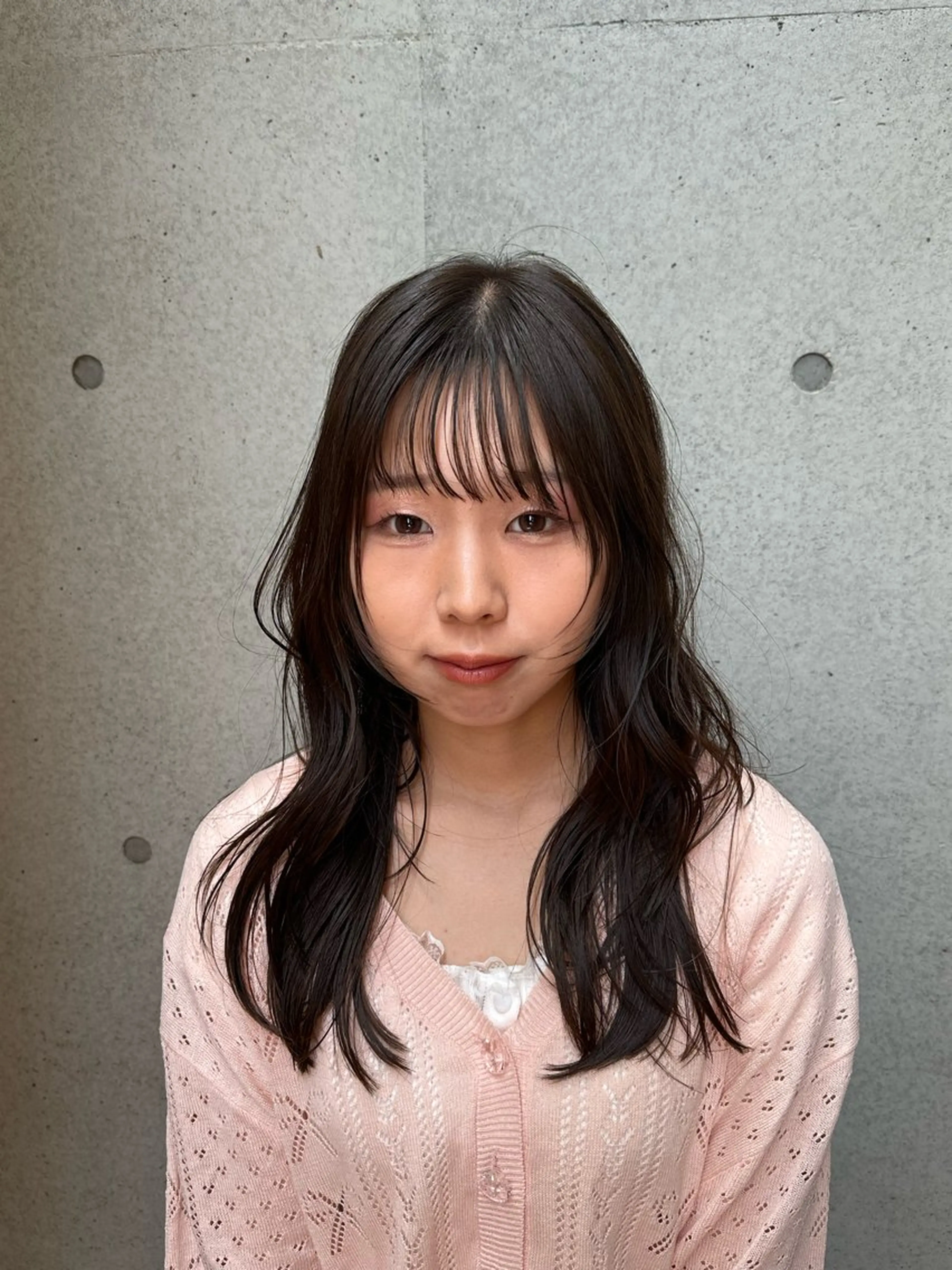 セミロング カラー 似合わせカット /パーマ岡本淳平のヘアスタイル