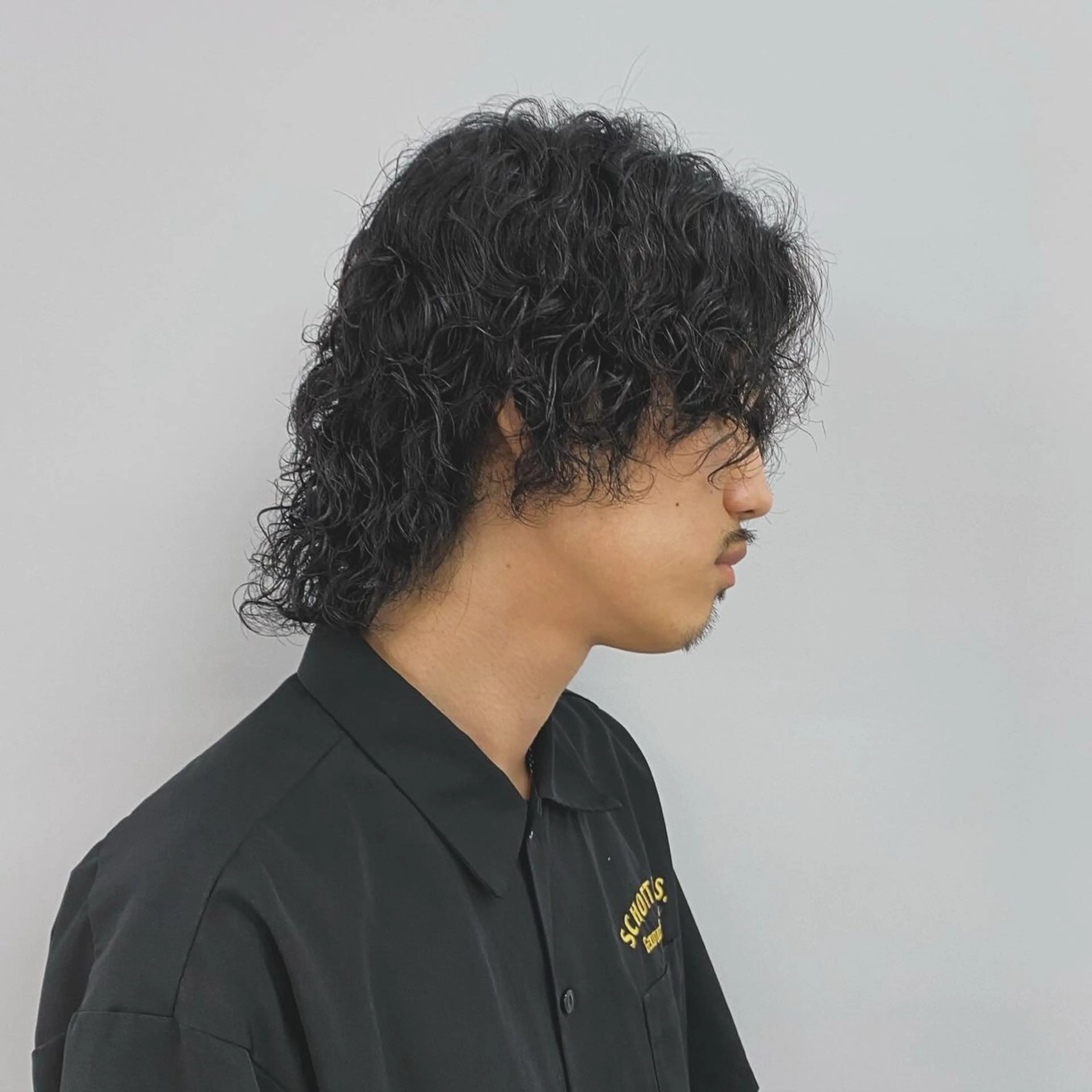ショート パーマ ヘアアレンジ メンズ メンズパーマ スパイラルパーマ The faderz barbershop所属・フェードモデル限定 🔥高円寺Maiのヘアスタイル