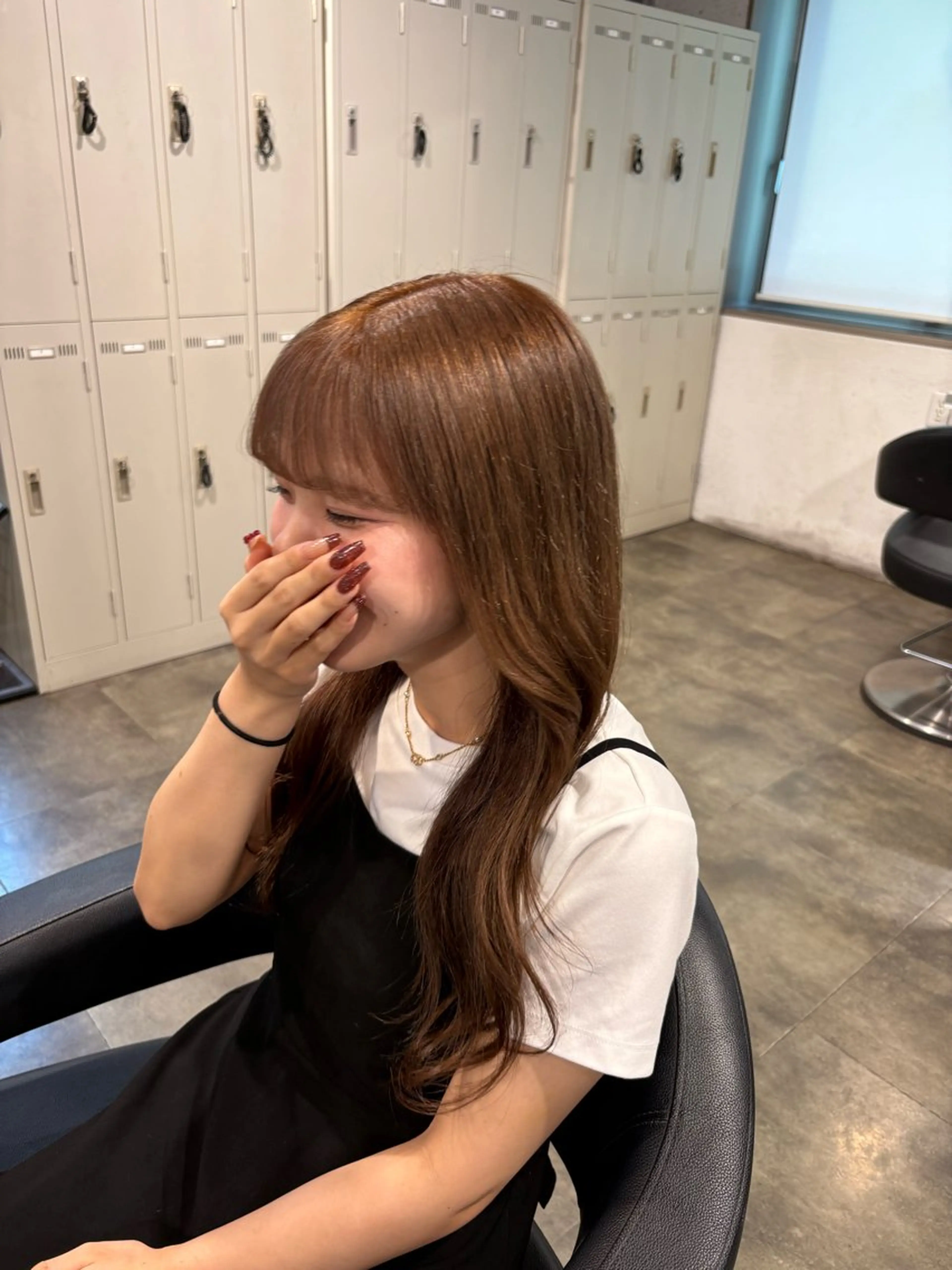 ロング カラー ヘアカラー ハイトーン 横浜💞ミオのヘアスタイル