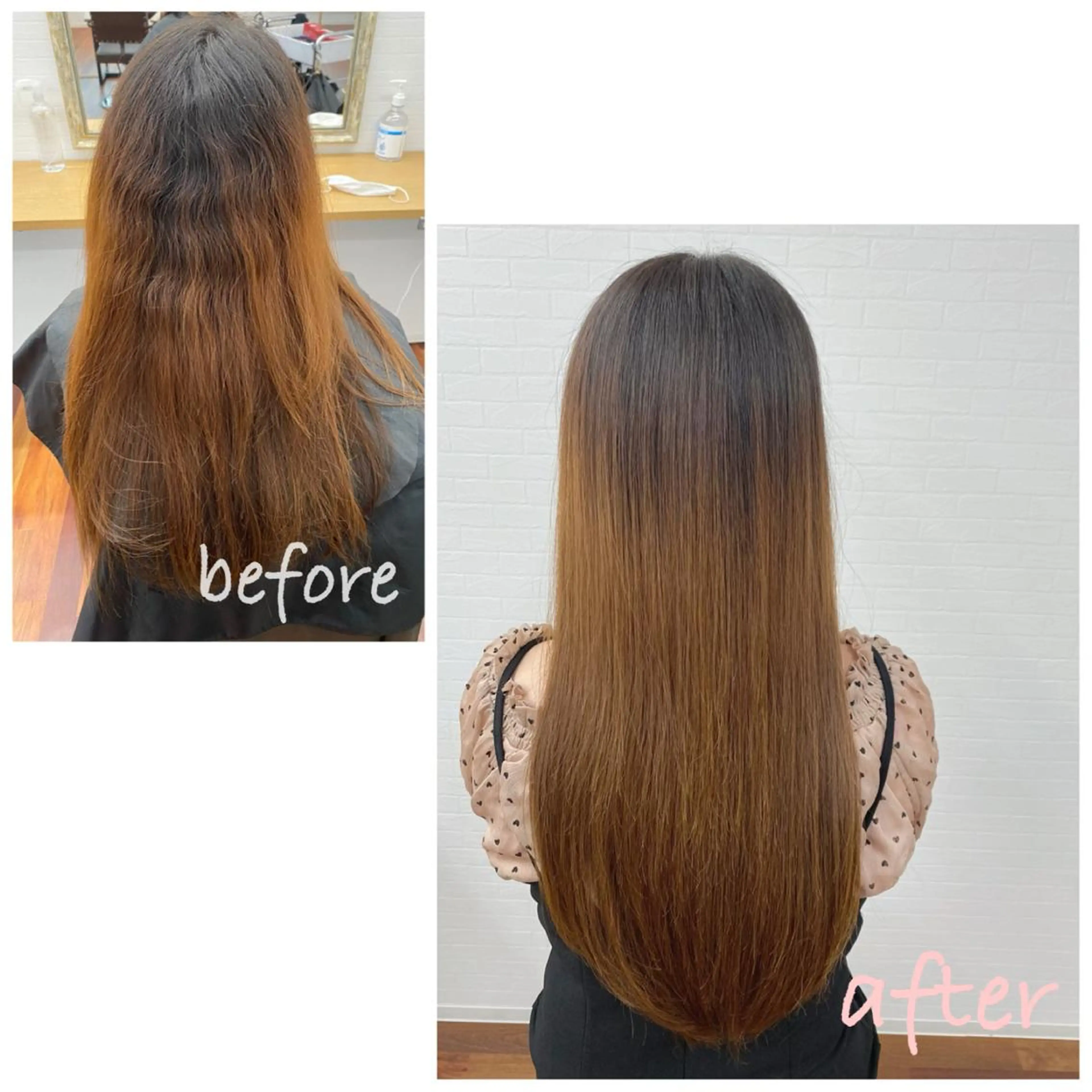 ロング パーマ トリートメント 酸性ストレート ストレートパーマ GRANLUSSO 〜グランルッソ駅前店所属・木口 嘉美のヘアスタイル