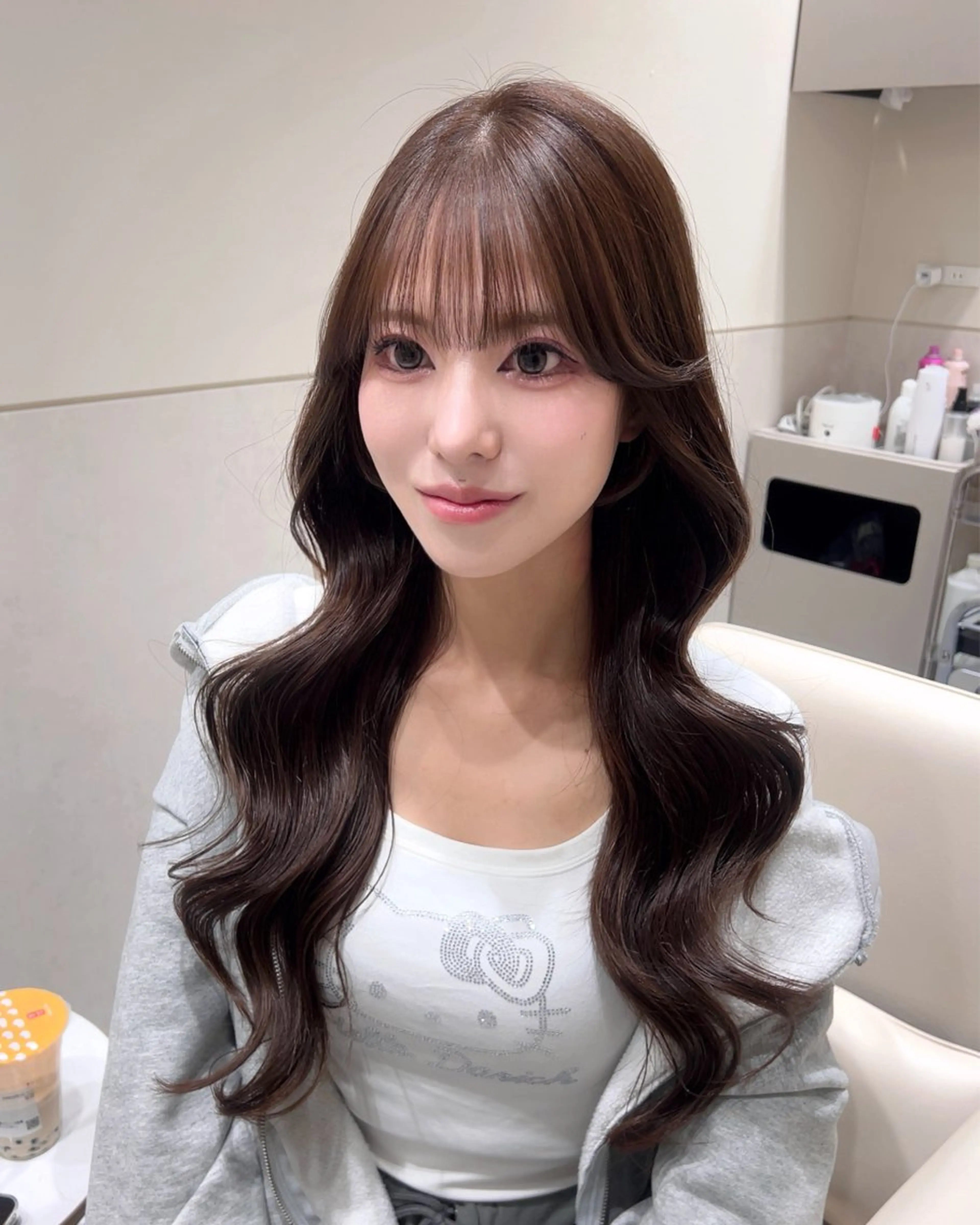 ロング カラー カット ヘアカラー トリートメント 🩷韓国ヘア/ヨシン モリ🩷Maikaのヘアスタイル