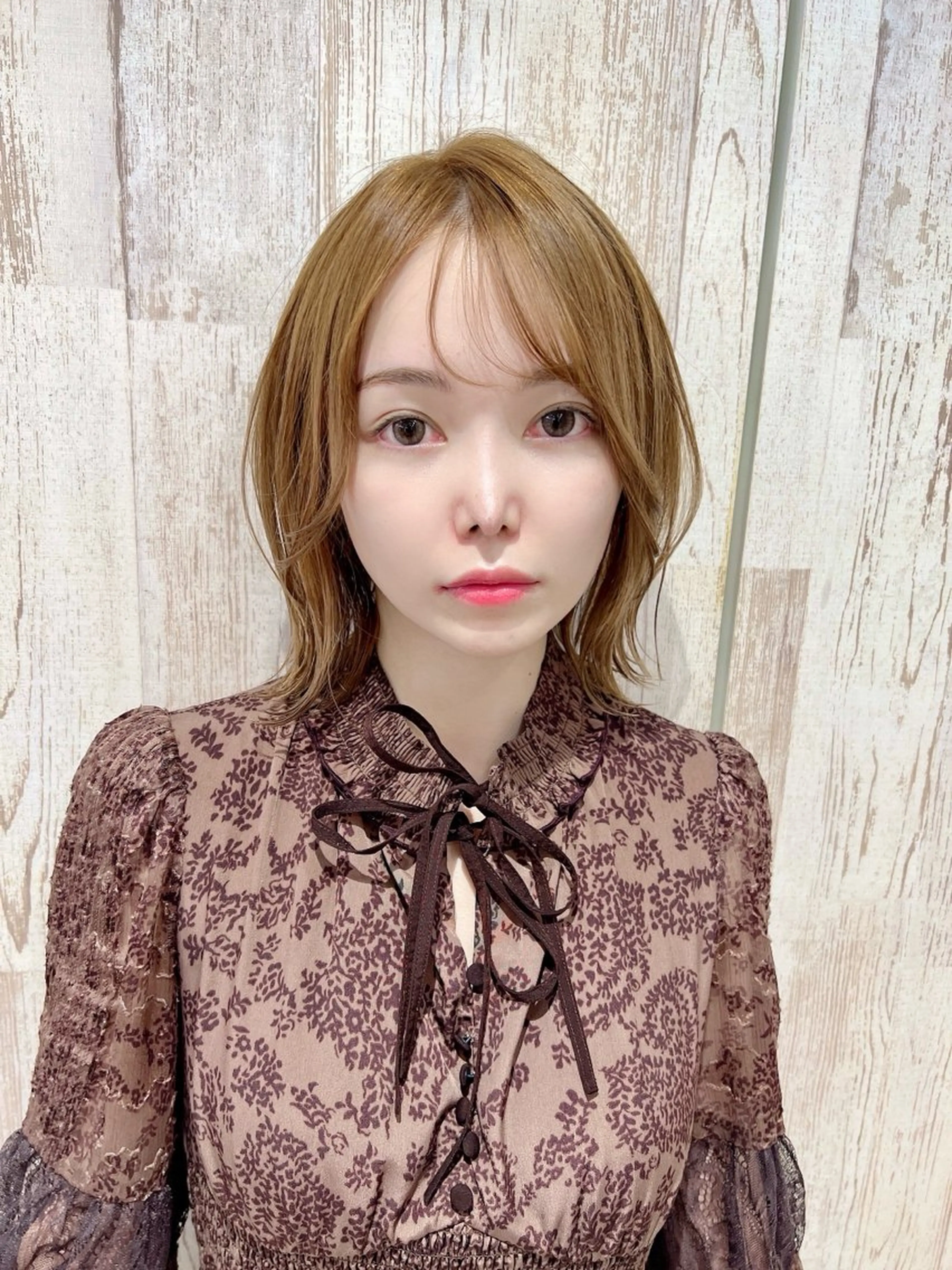 ショート レイヤーカット 小顔カット 【広尾/恵比寿】 カットカラーのヘアスタイル