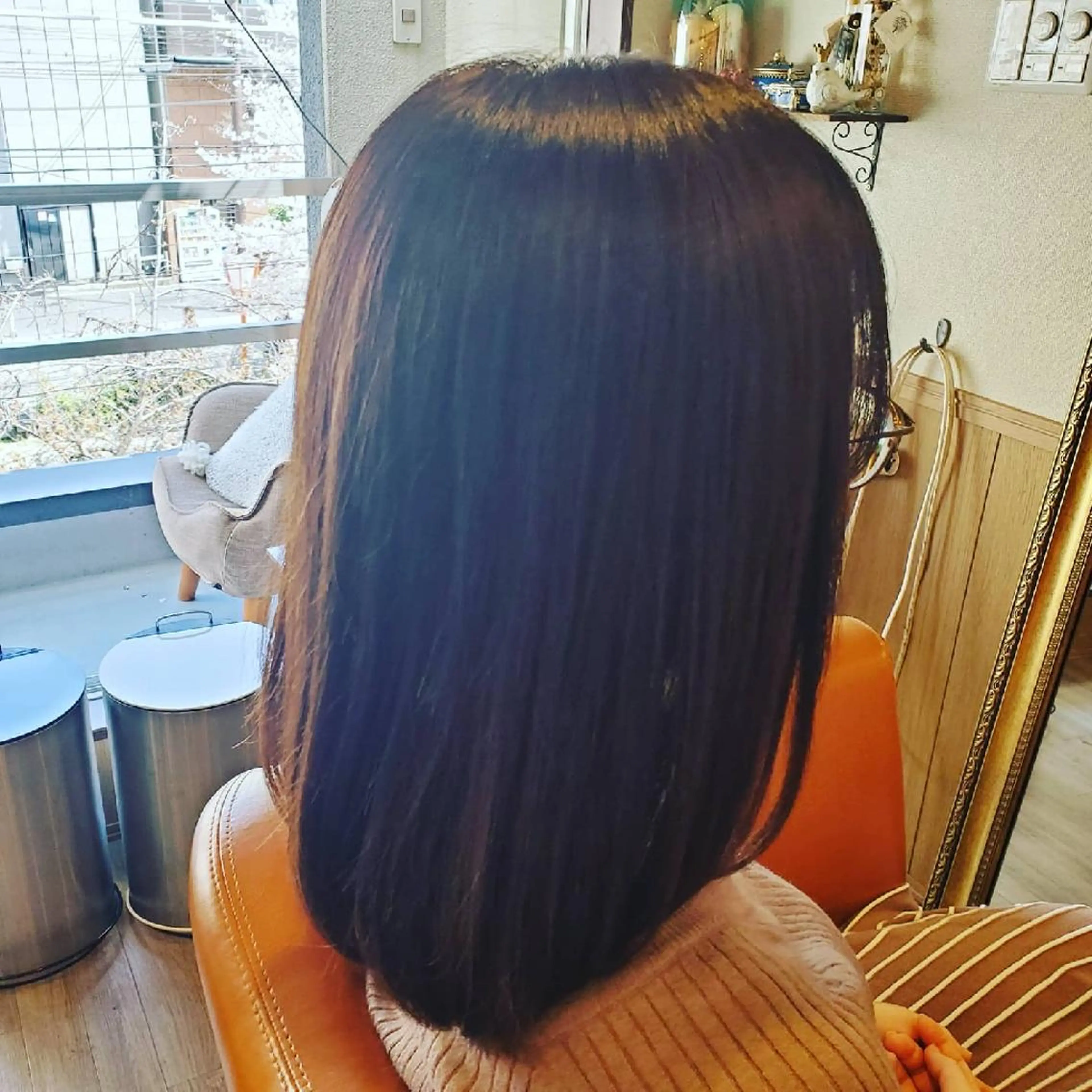 カラー セミロング アディクシーカラー 外国人風カラー トリートメント 酸熱トリートメント トリートメント spa hair  ark 富井直美のヘアスタイル