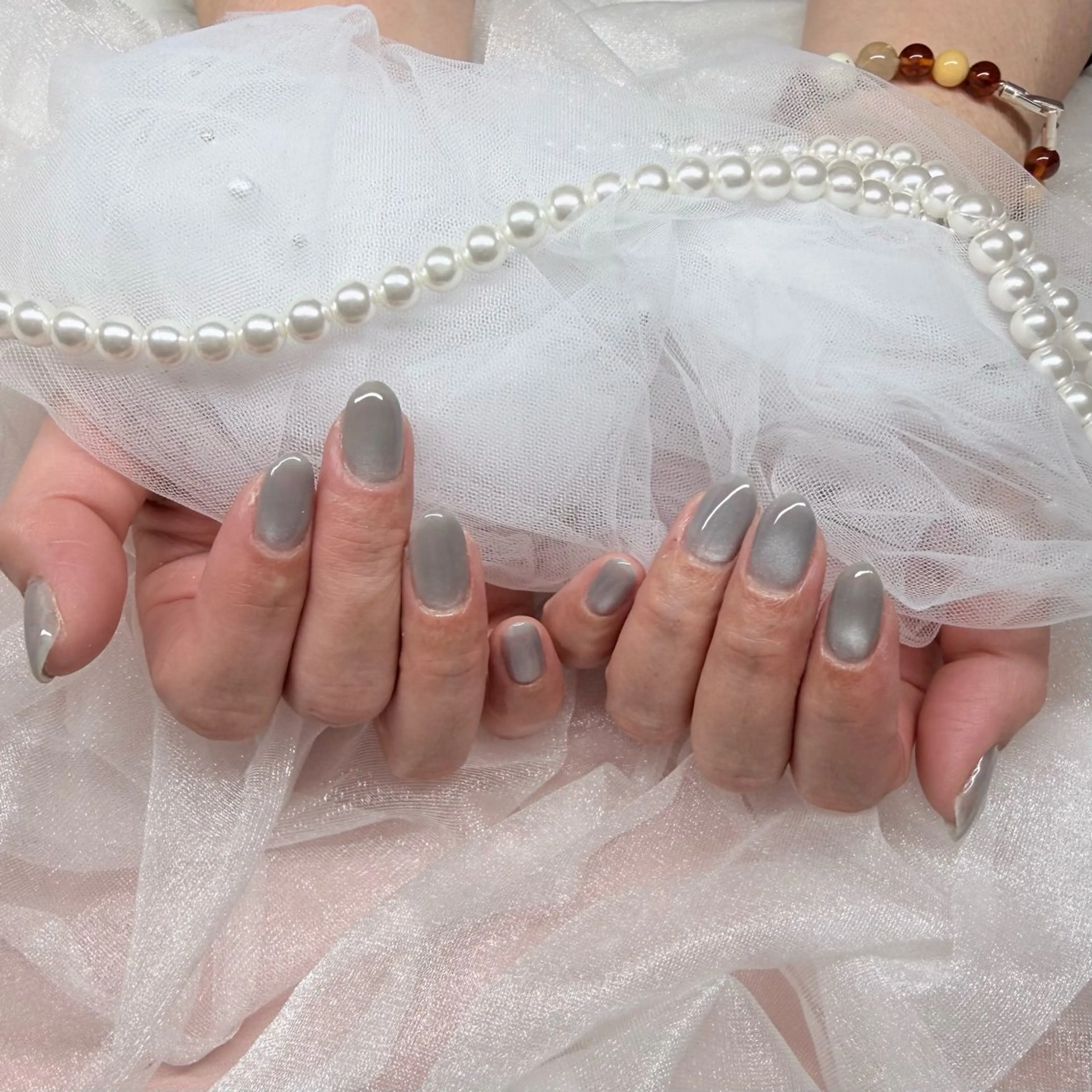 ネイル マグネットネイル ワンカラーネイル NailSalon MeMe所属・Nailsalon MeMe YUMIのネイルデザイン