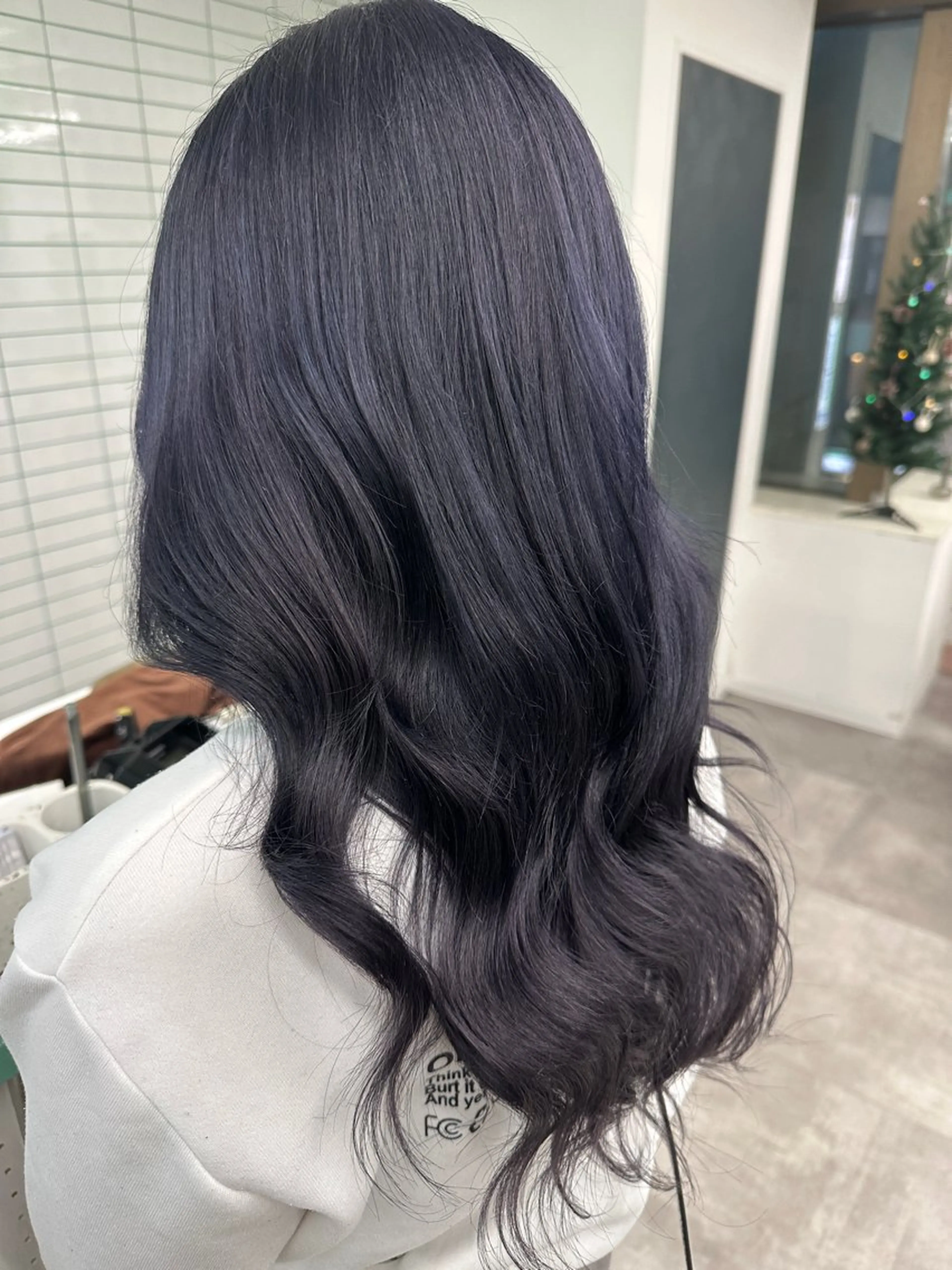 セミロング カット ヘアカラー トリートメント 💚透明感カラー💚 ♻️本間♻️のヘアスタイル