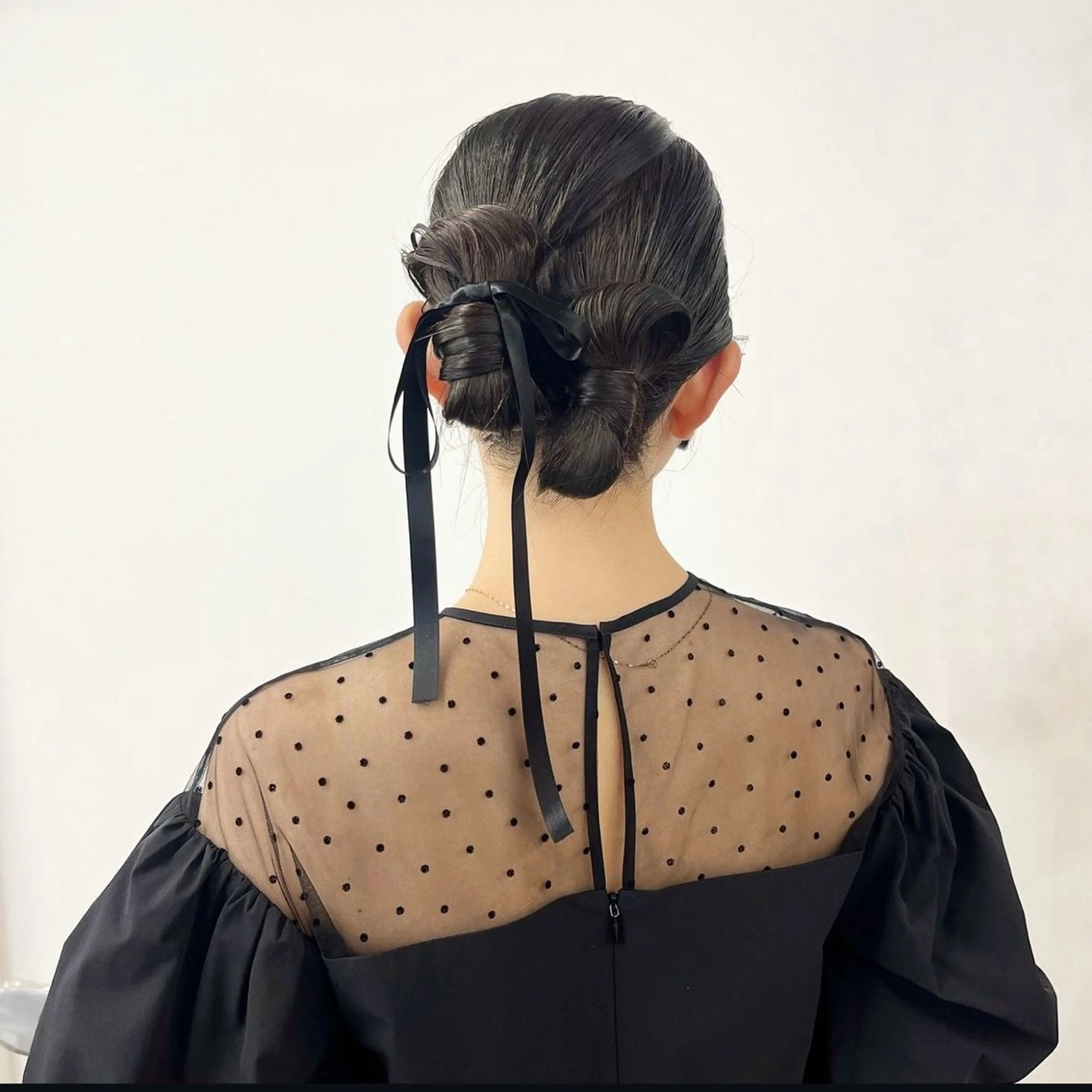 ミディアム ヘアアレンジ ヘアカラー ヘアセット HIROKO / 透明感暖色カラー🎀のヘアスタイル