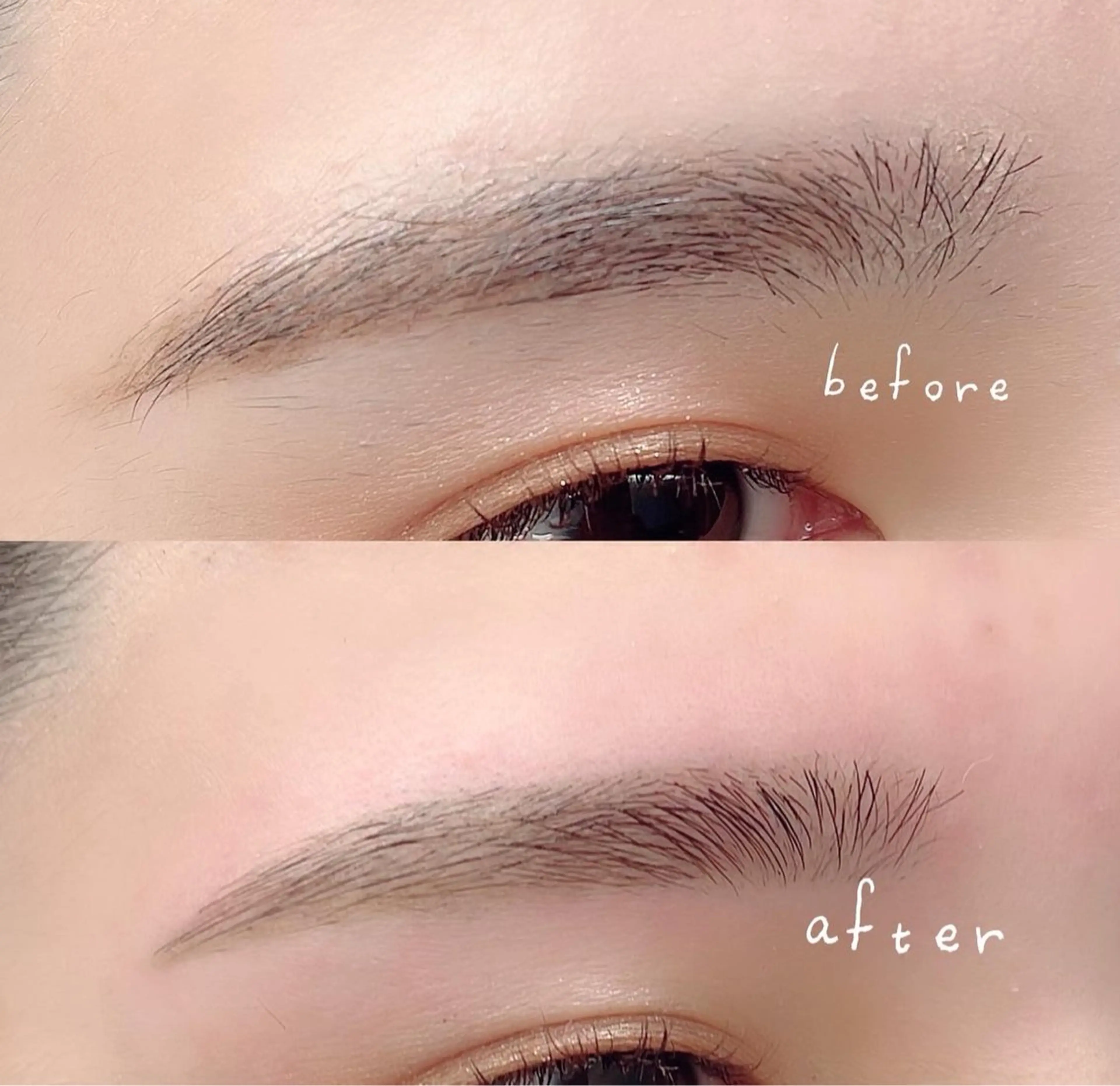 アイブロウ 眉毛ワックス脱毛 西島 雪輝のマツエク・マツパデザイン