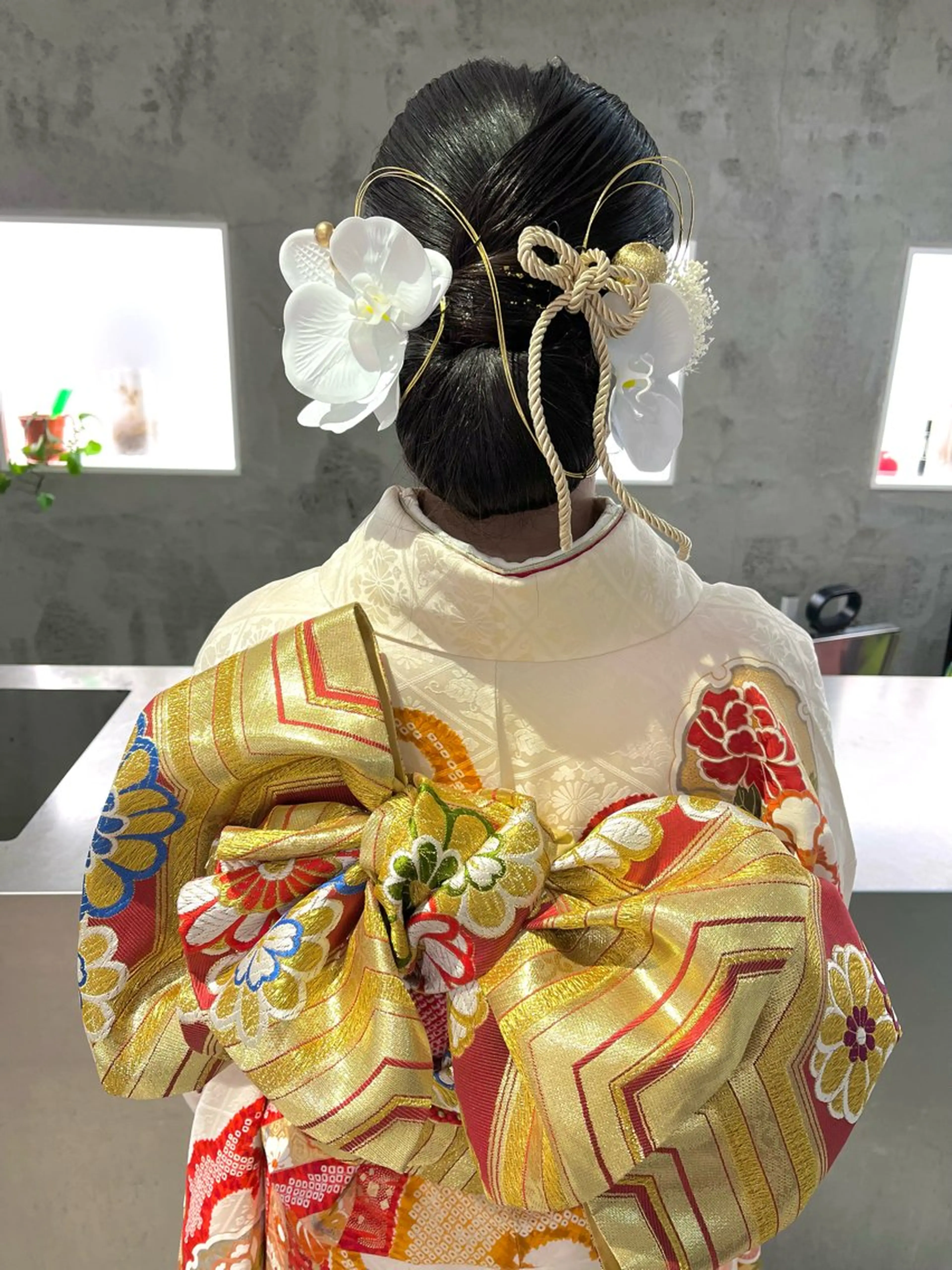 ロング ヘアアレンジ 成人式 ヘアセット 透明感カラー/ 髪質改善/着付けのその他イメージ