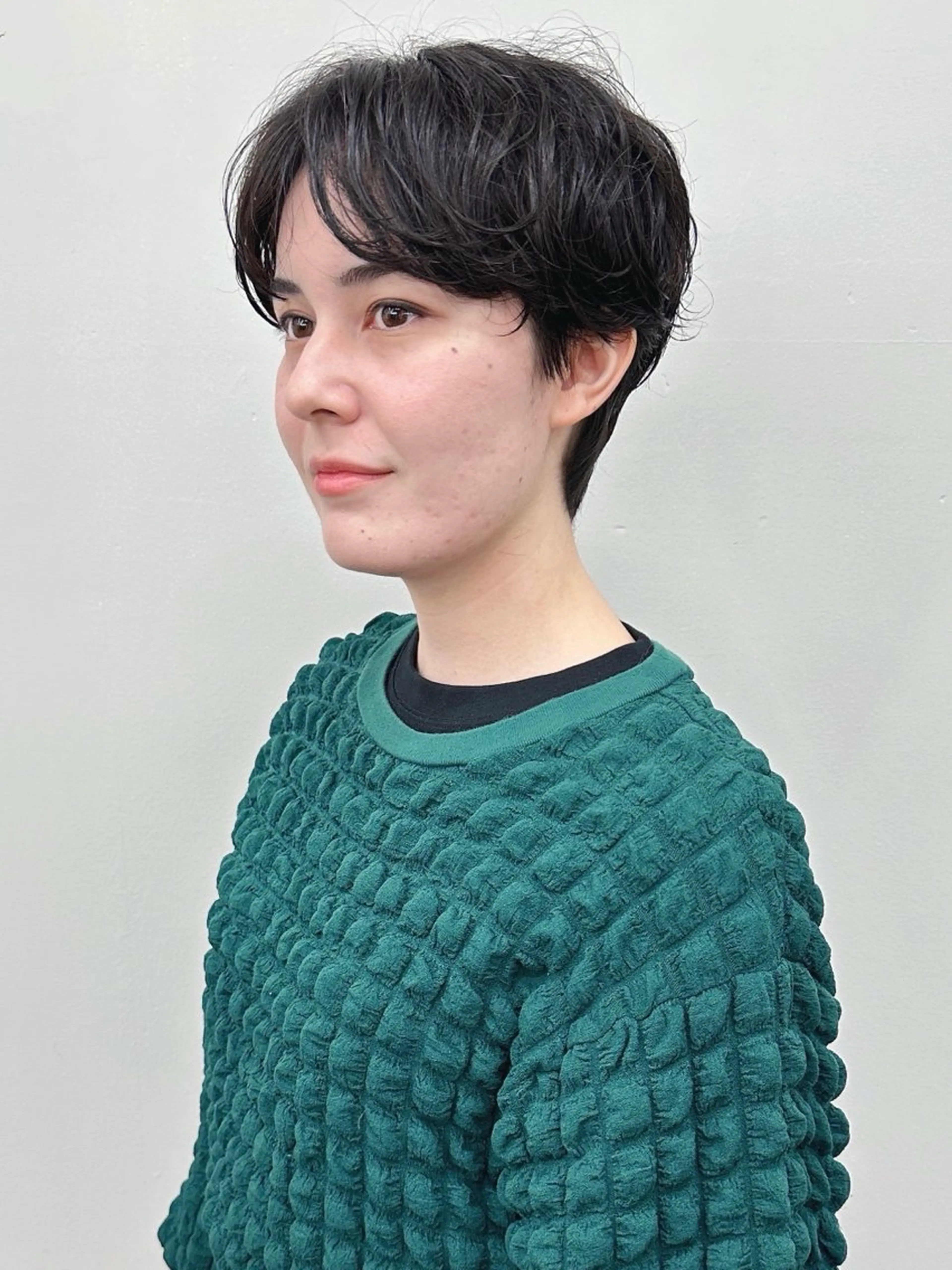 ショート カット 小顔ボブ/お悩み解決 /ボブパーマ/とういのヘアスタイル