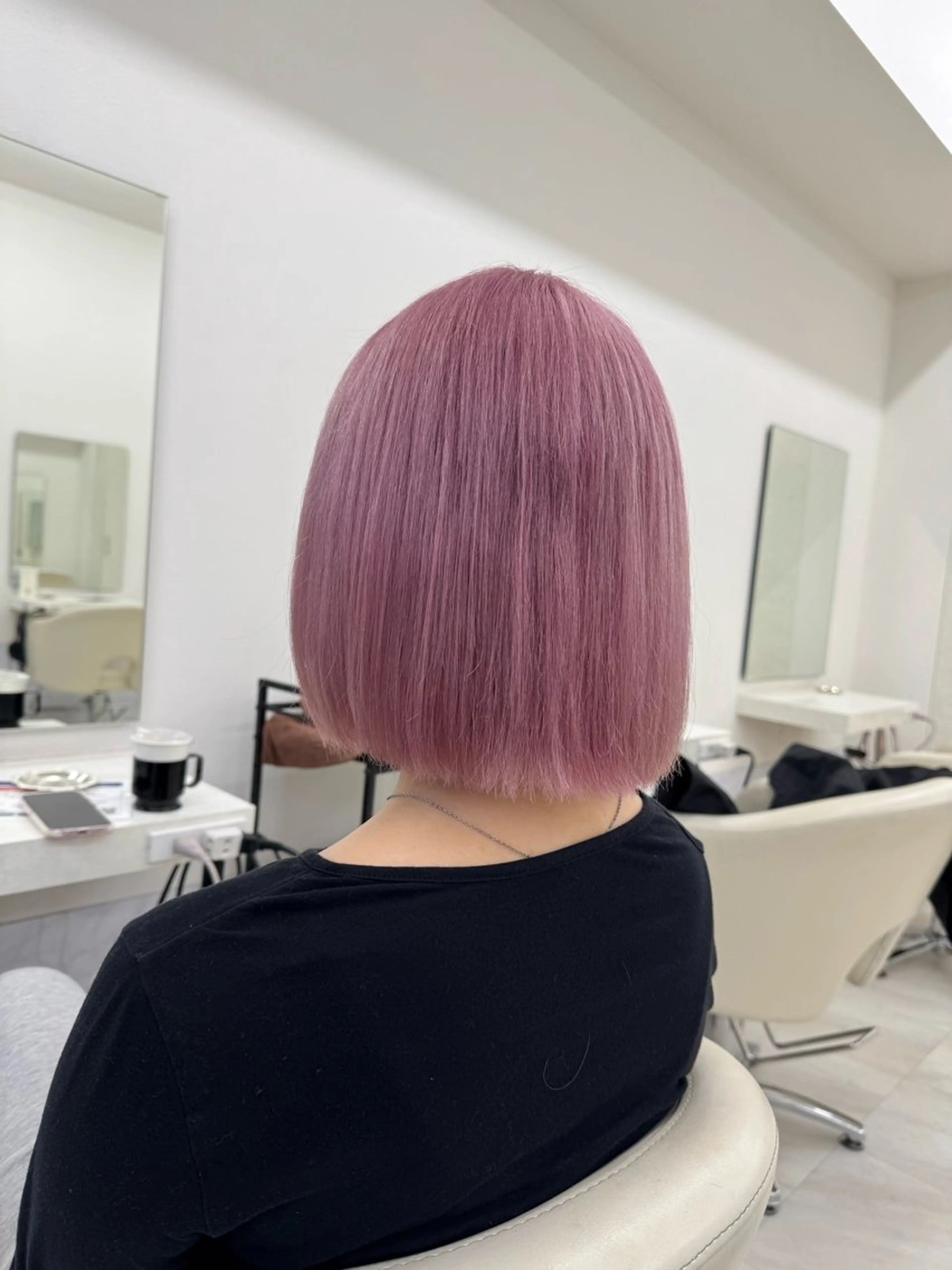 ミディアム カラー ヘアカラー AITOKYO Ｓ渋谷所属・渋谷/ハイトーン/ ブリーチ/歩夢のヘアスタイル