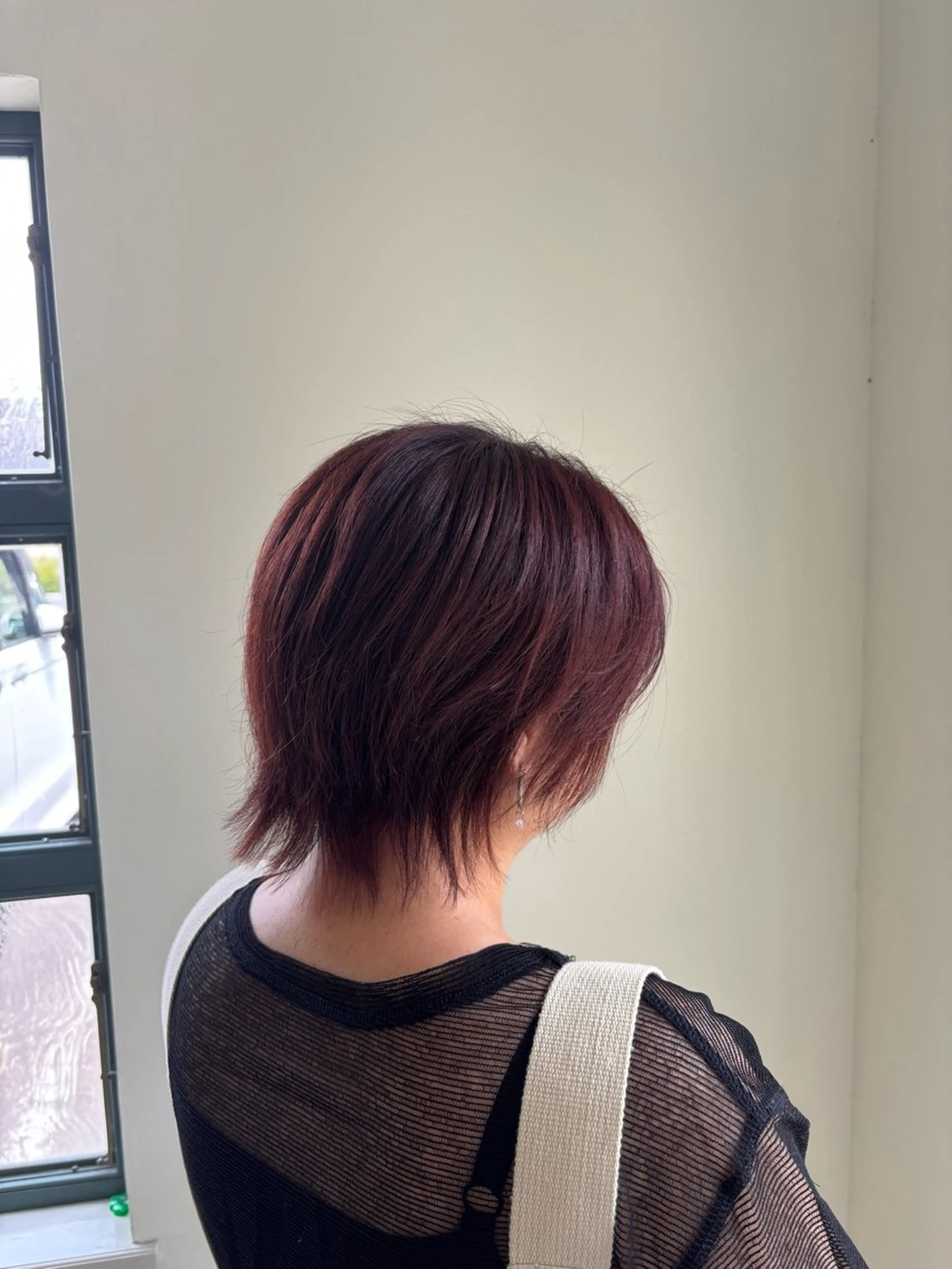 カラー ピンクカラー 古川 心のヘアスタイル
