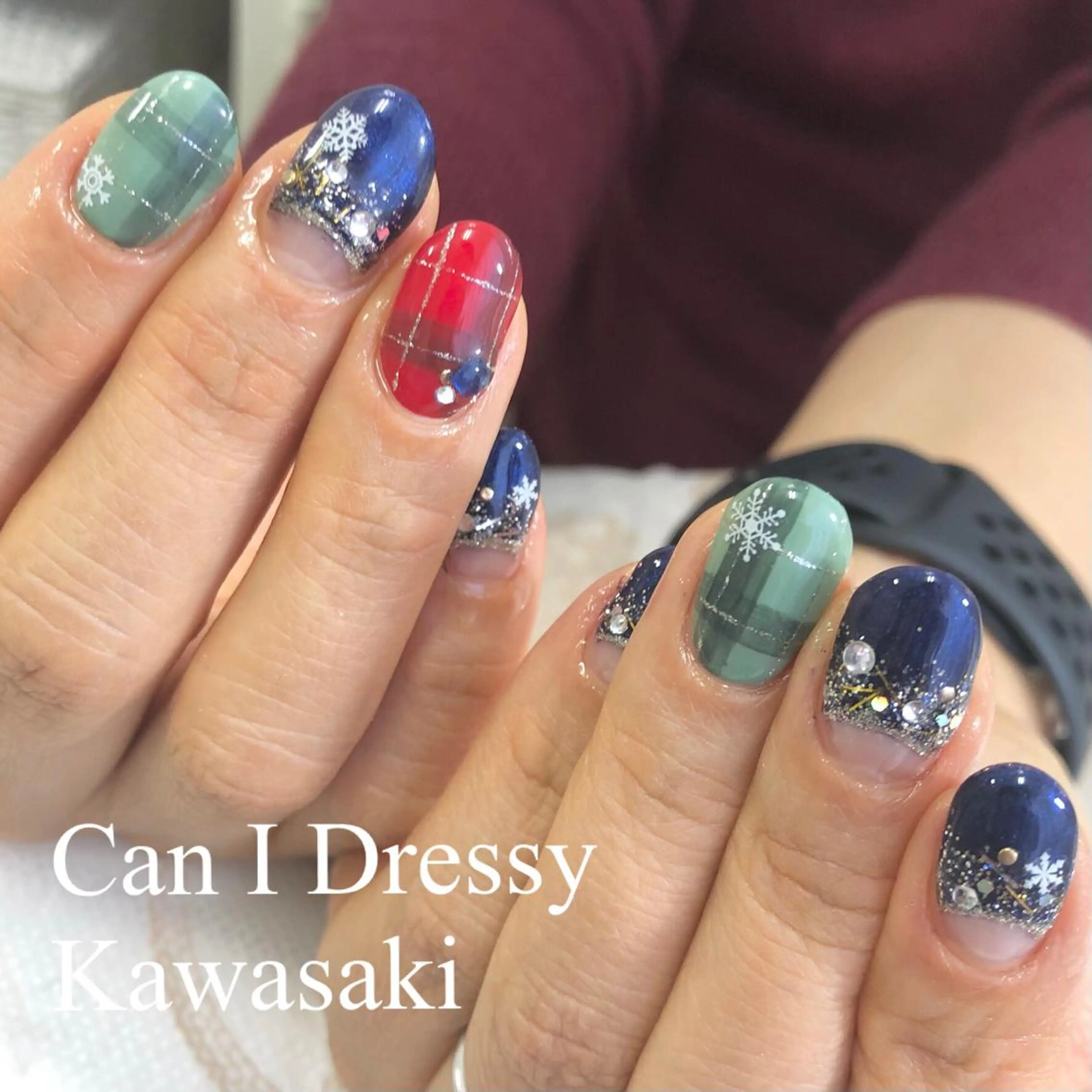 ネイル ハンドネイル Can I 川崎店 三島 久美子のネイルデザイン