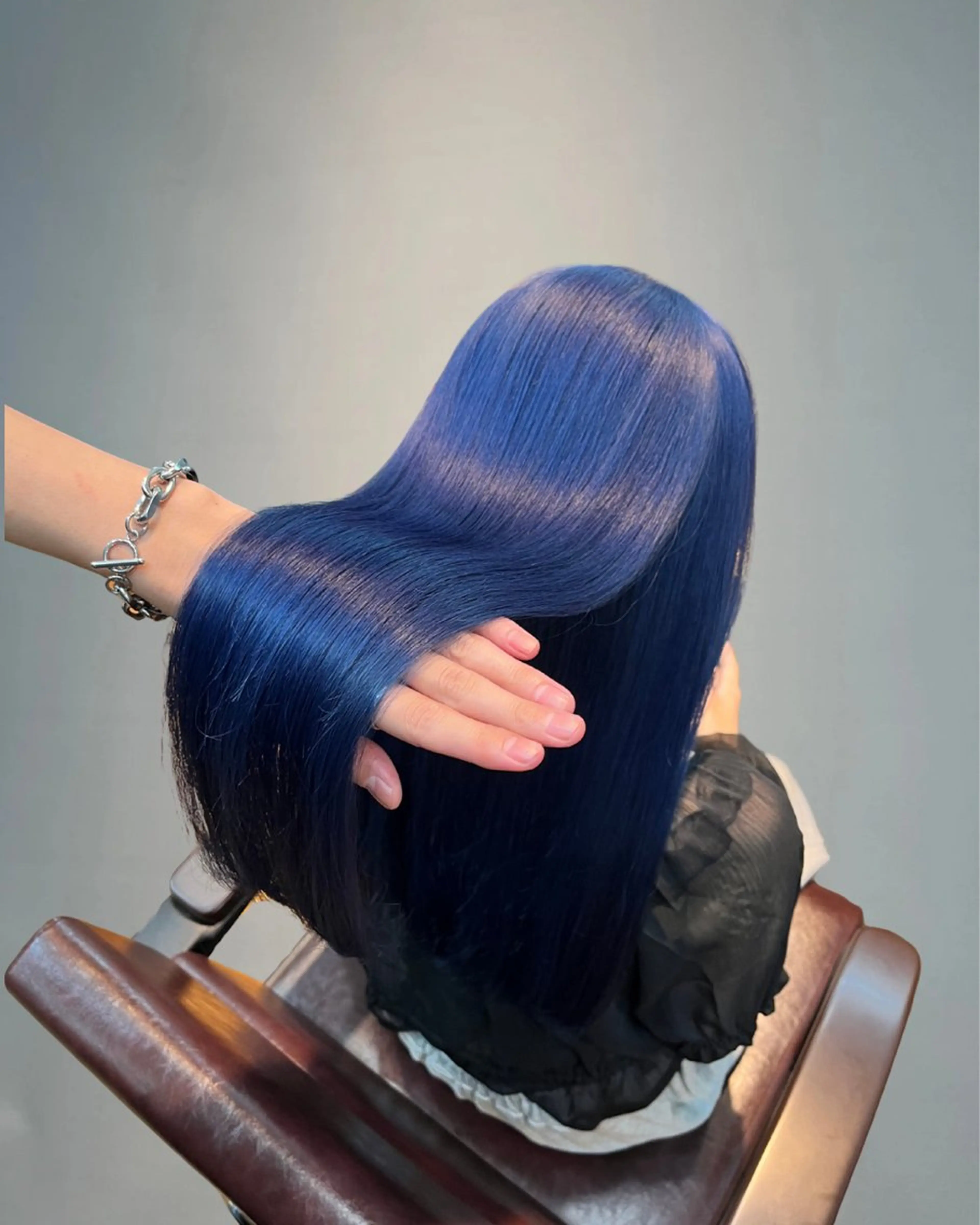 ロング カラー ヘアカラー トリートメント 《髪質改善 UN BLEACH》のヘアスタイル