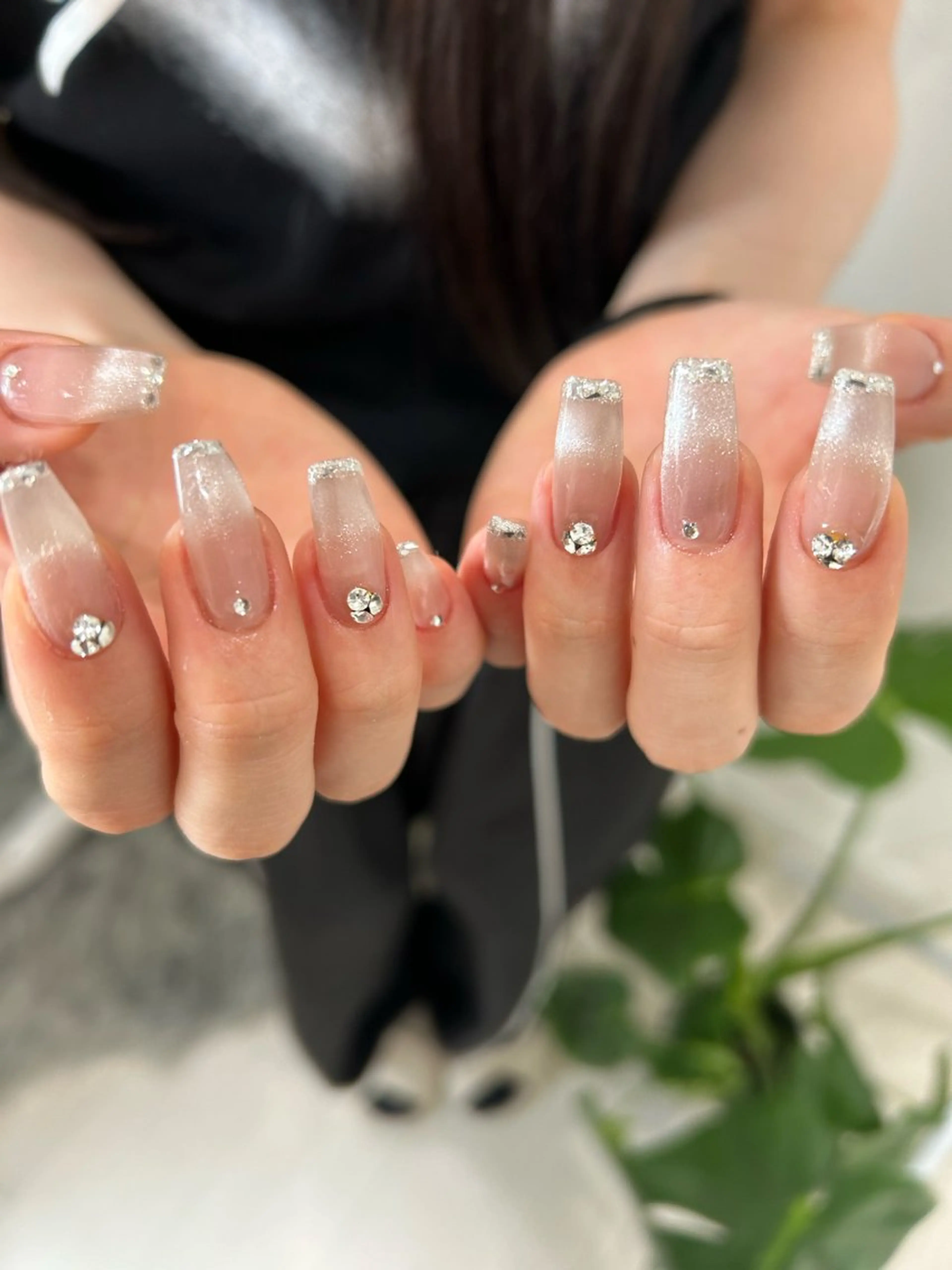 ネイル アートネイル mellow :所属・mellow:ｸﾙﾐ ﹡˖˟༝🎀˖˟ ༝のネイルデザイン