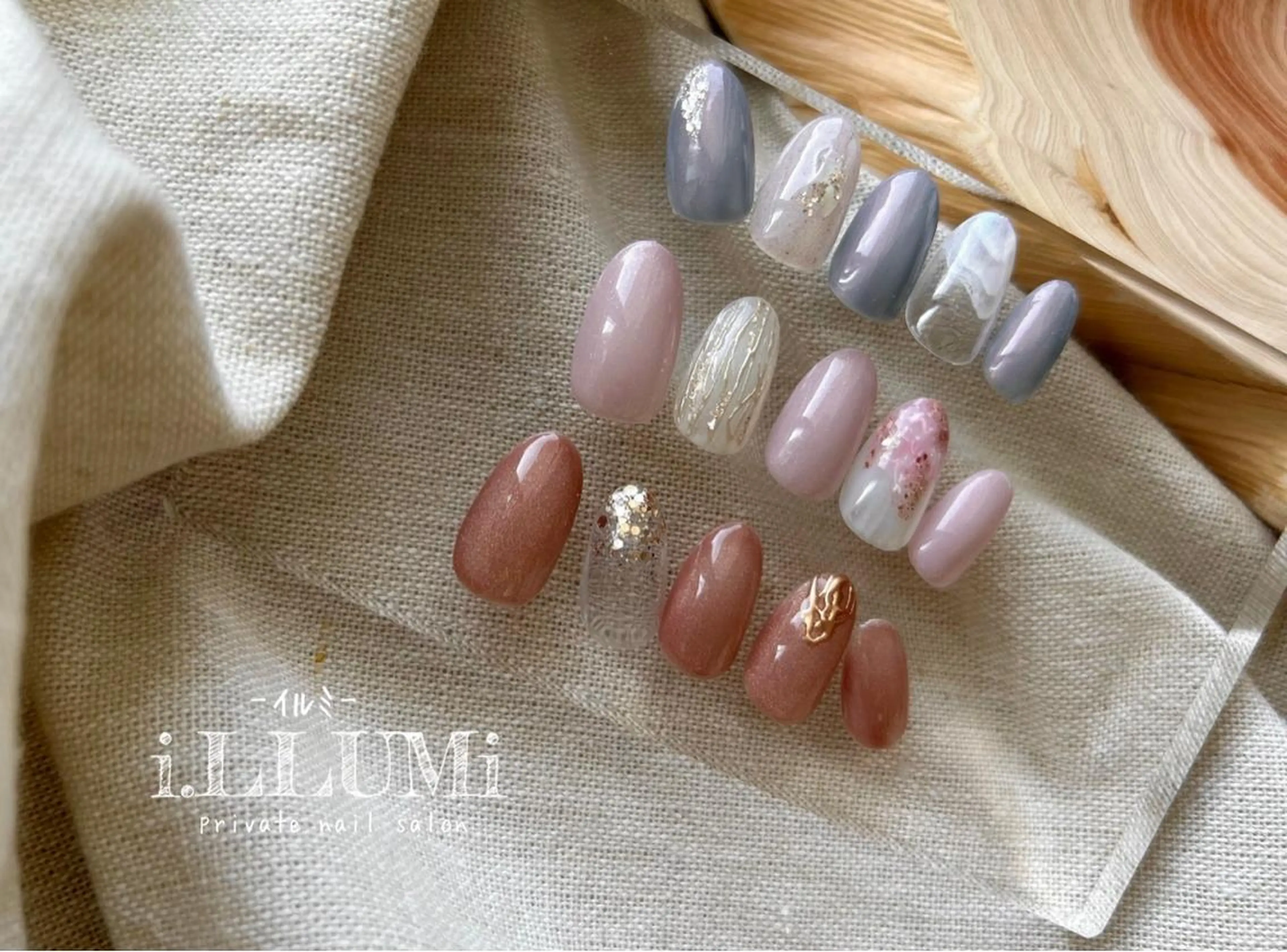 ネイル アートネイル 持ち込み private  nail salon i.LLUMi所属・i.LLUMi nailのネイルデザイン