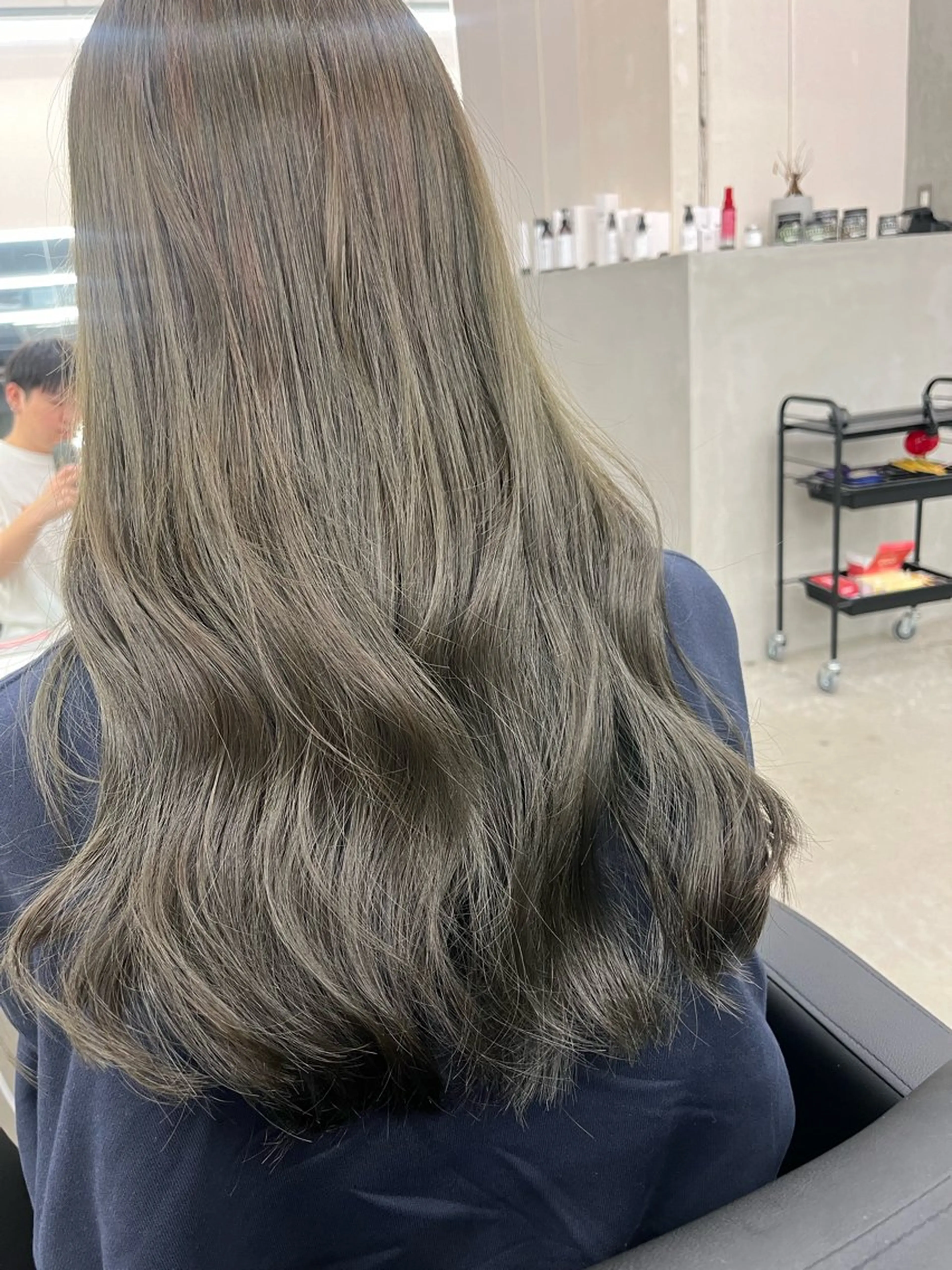 ロング カラー カット ヘアカラー トリートメント EIGHT 御徒町店 渡部　隆介のヘアスタイル