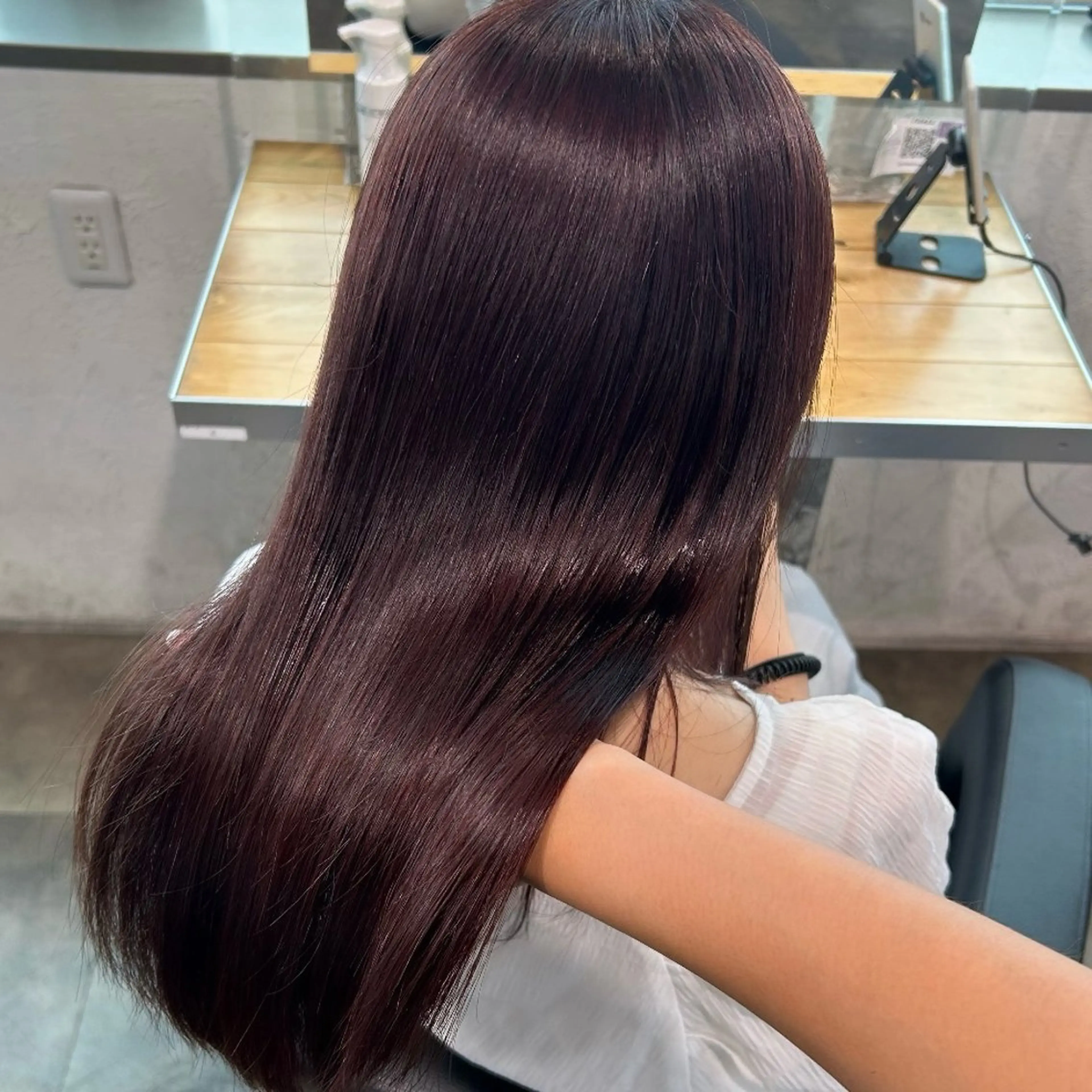 ロング カラー IS所属・横浜美容室/透明感 カラー/レイヤーのヘアスタイル