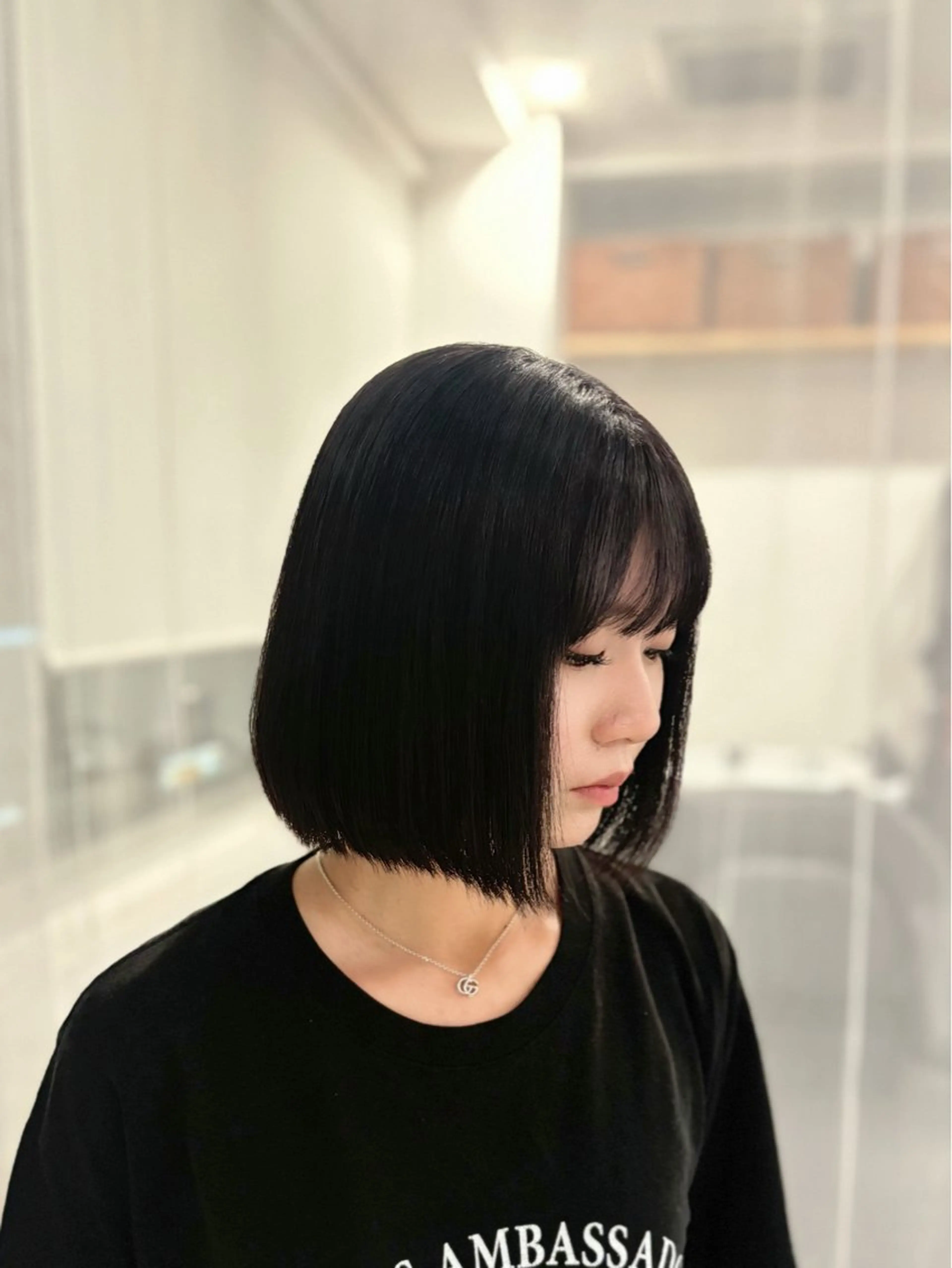 ミディアム カラー カット ヘアカラー トリートメント GaKu/ハイトーン /ブリーチ/ブロンドのヘアスタイル