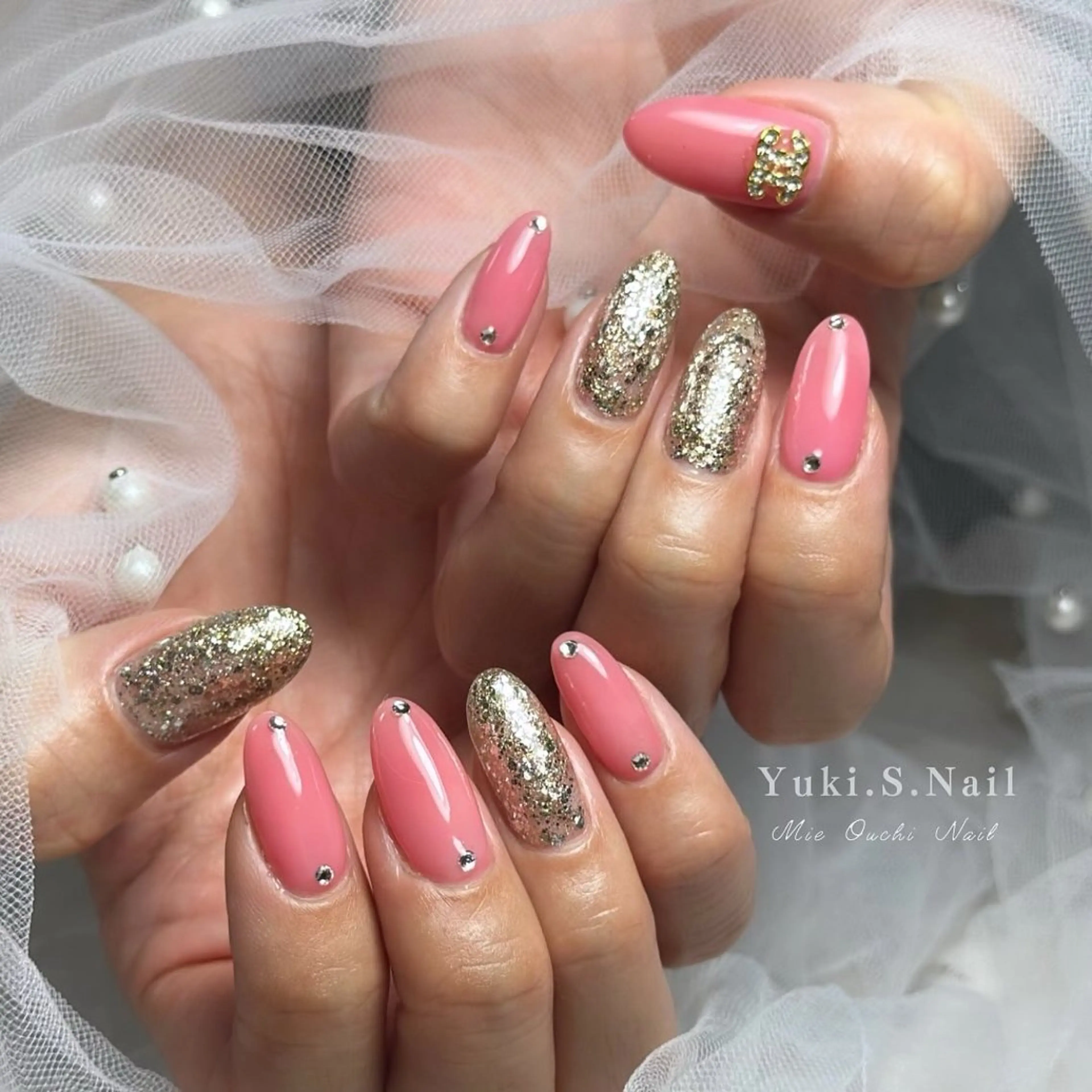 ロング ハンドネイル Yuki S.Nailのネイルデザイン