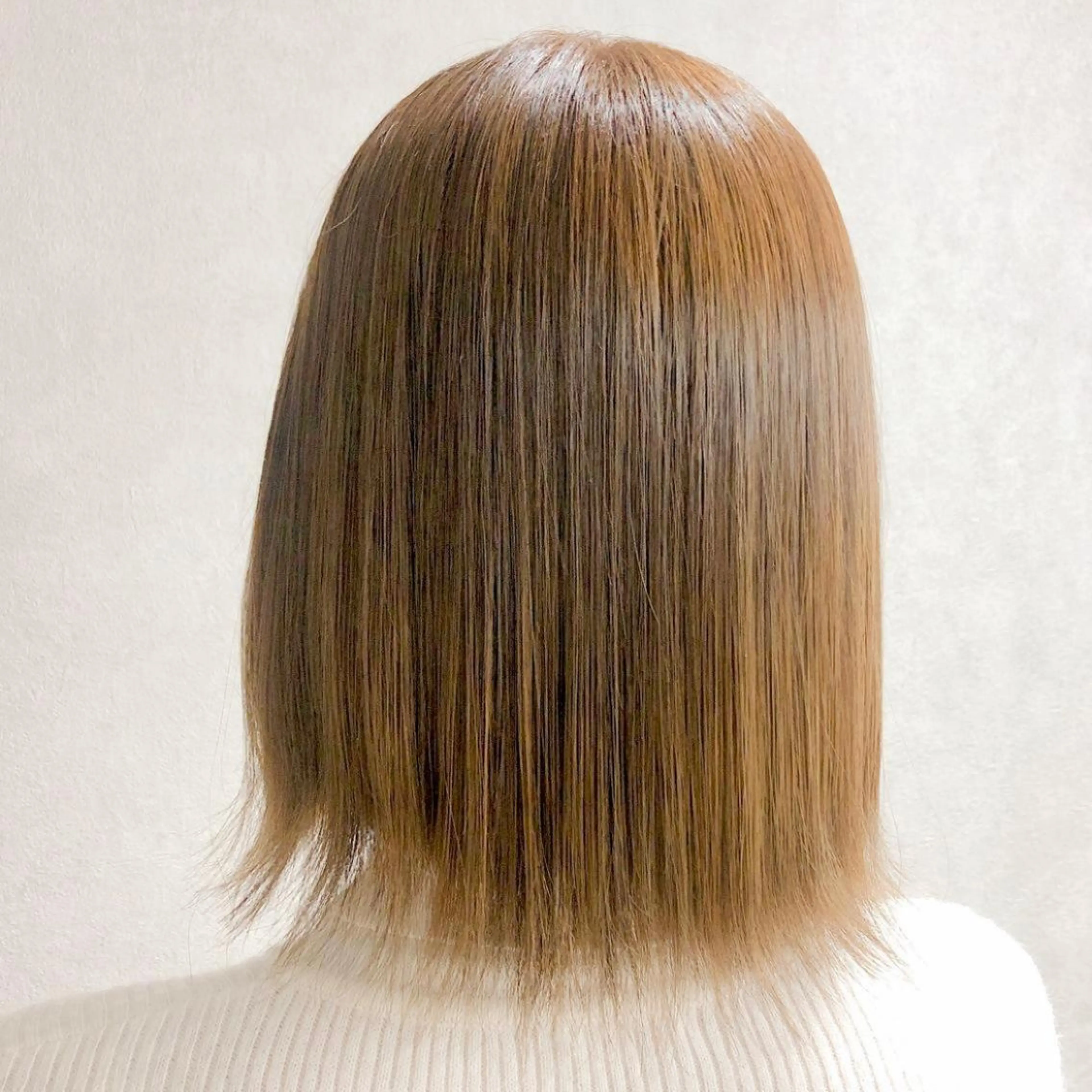 セミロング カラー パーマ ヘアアレンジ メンズ キッズ ネイル マツエク・マツパ アイブロウ レイヤーカット トリートメント mona/ ストレートスタイル✨のヘアスタイル