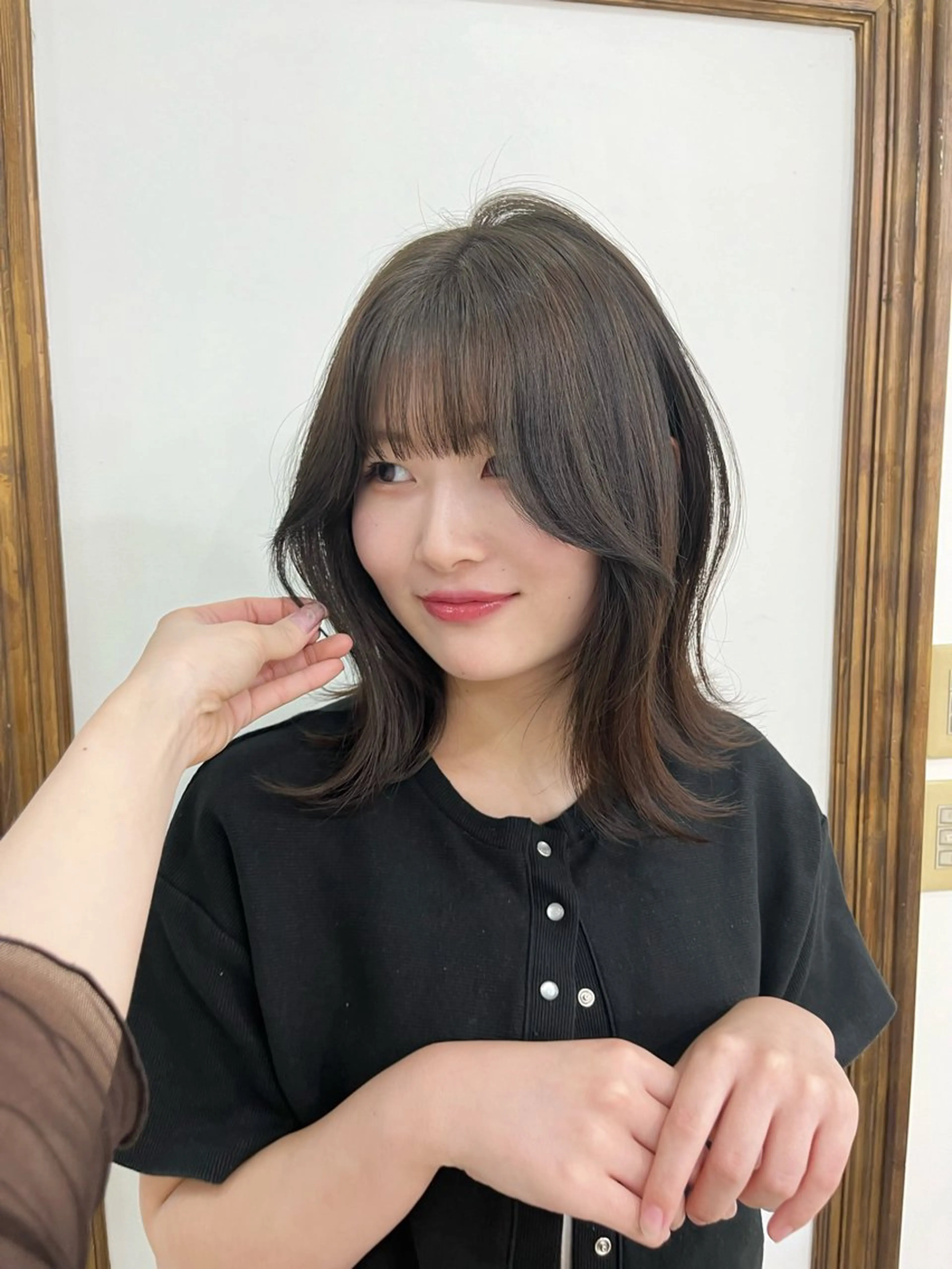 ミディアム Lufeli所属・🫧いとうりお🫧 ショート/レイヤーのヘアスタイル