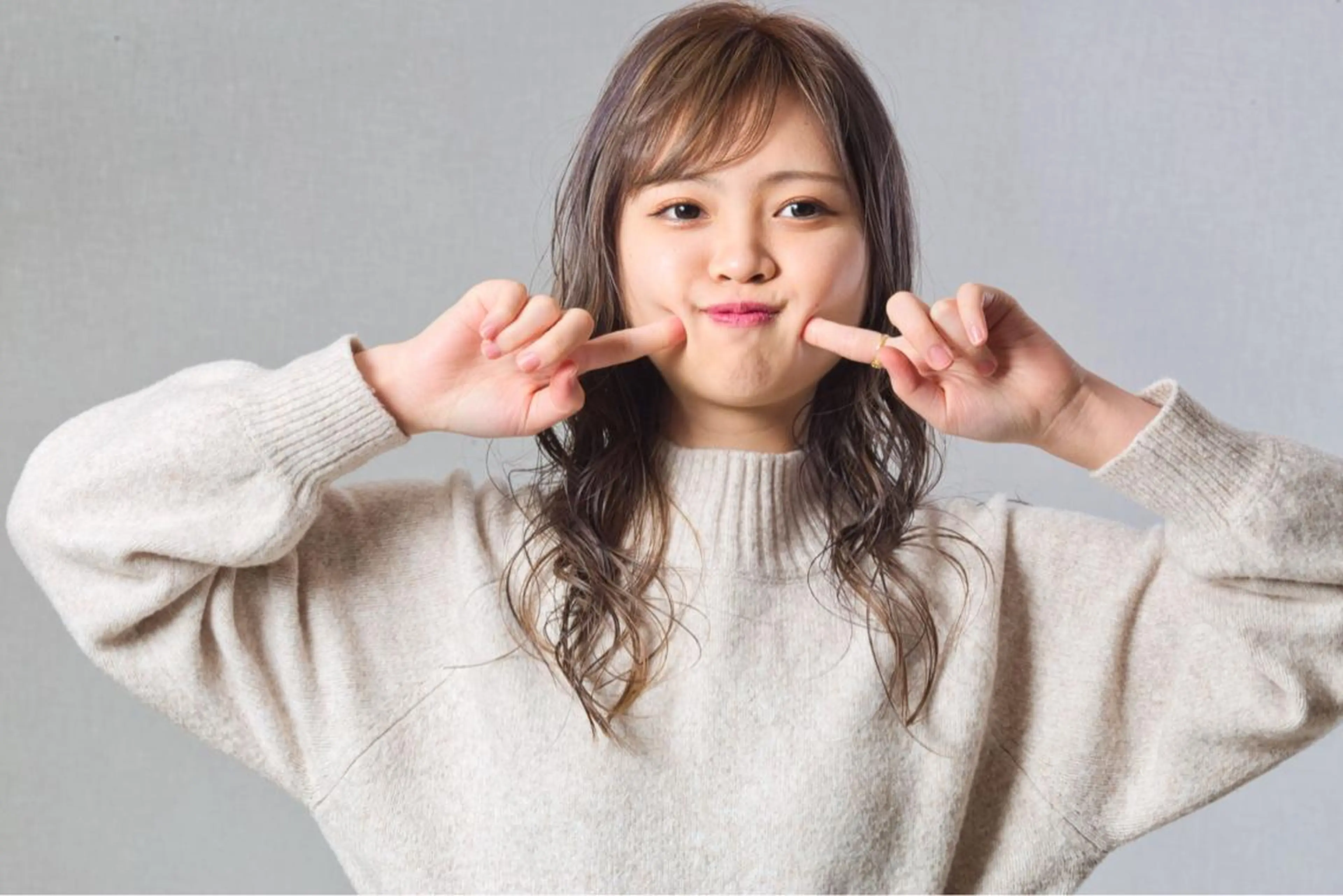 セミロング カット ヘアカラー トリートメント Claire 【クレール】所属・富山駅徒歩8分/ 透明感カラーみきやのヘアスタイル