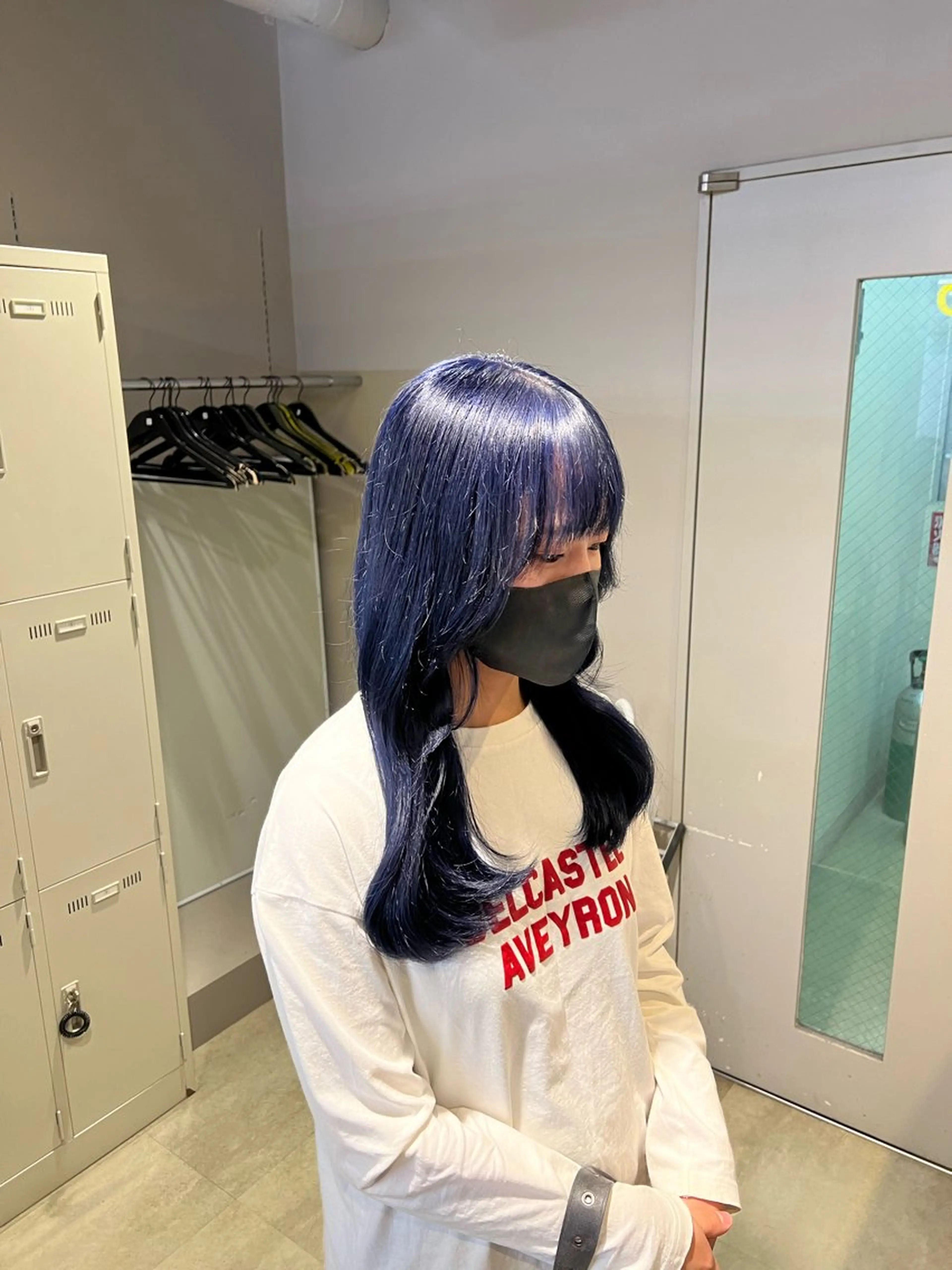 ロング カラー ヘアカラー トリートメント 韓国レイヤーカット /REIのヘアスタイル