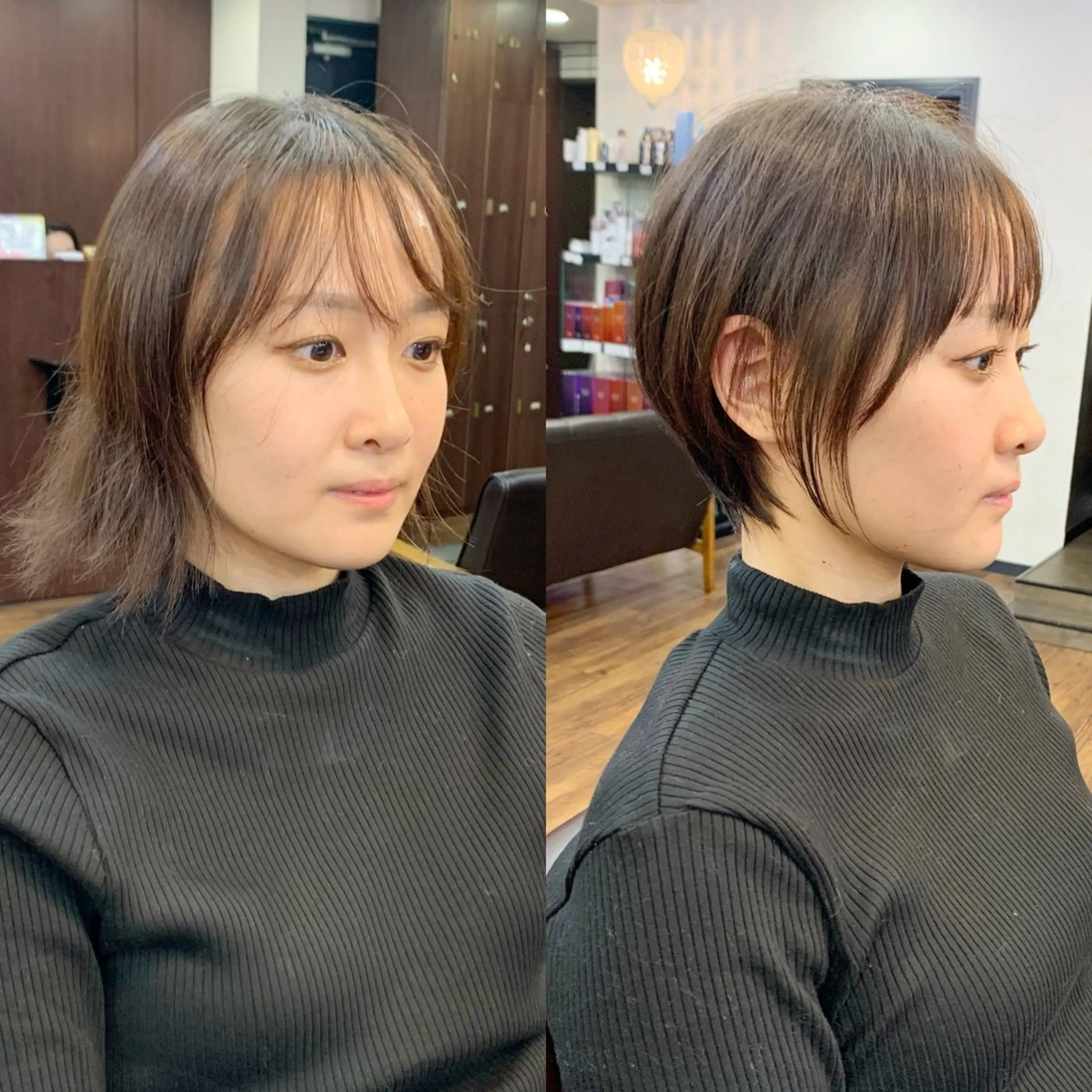 ショート カット 縮毛矯正/ショート/ レイヤー/畑中正敏のヘアスタイル