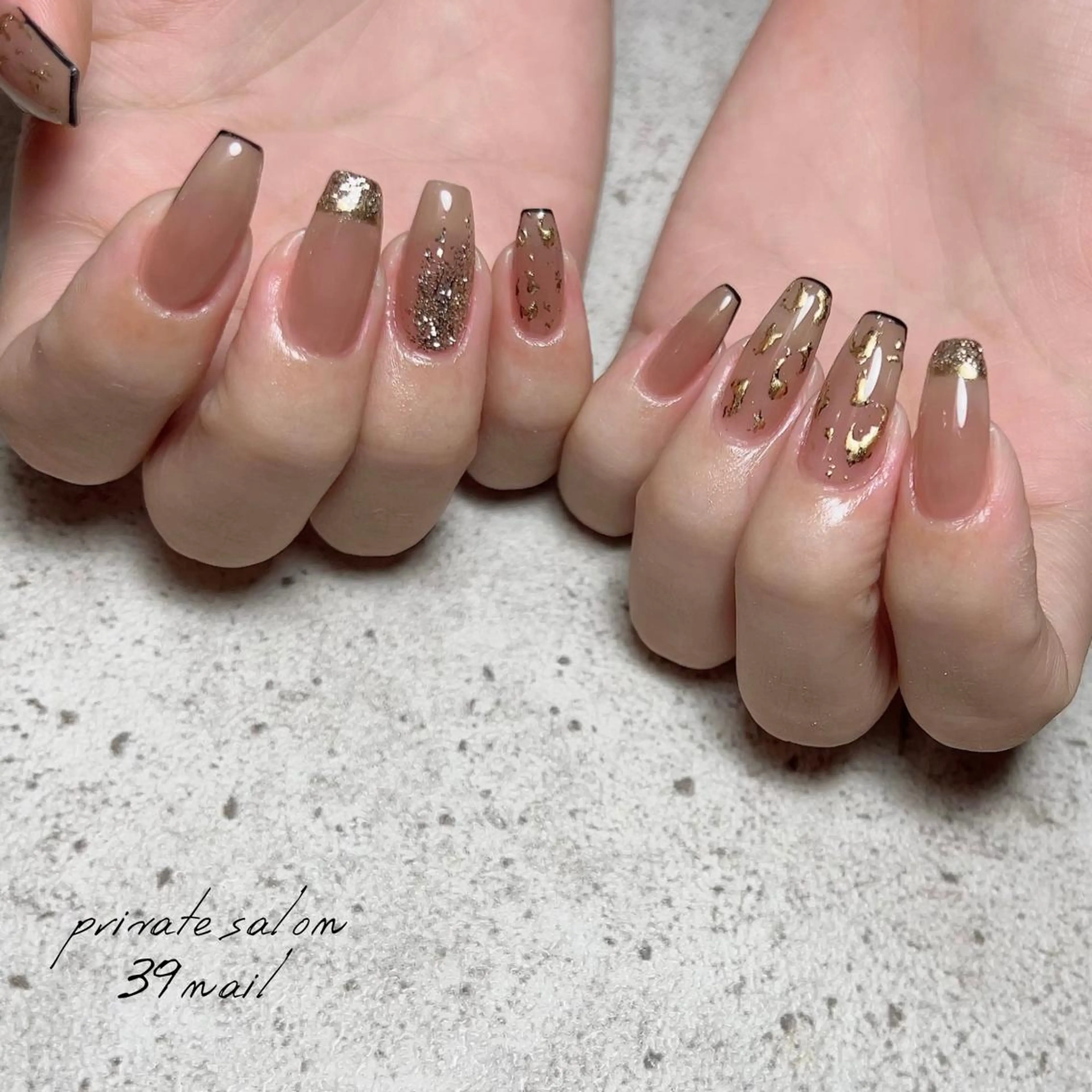 ミディアム ネイル ハンドネイル 京橋 【39nail】のネイルデザイン