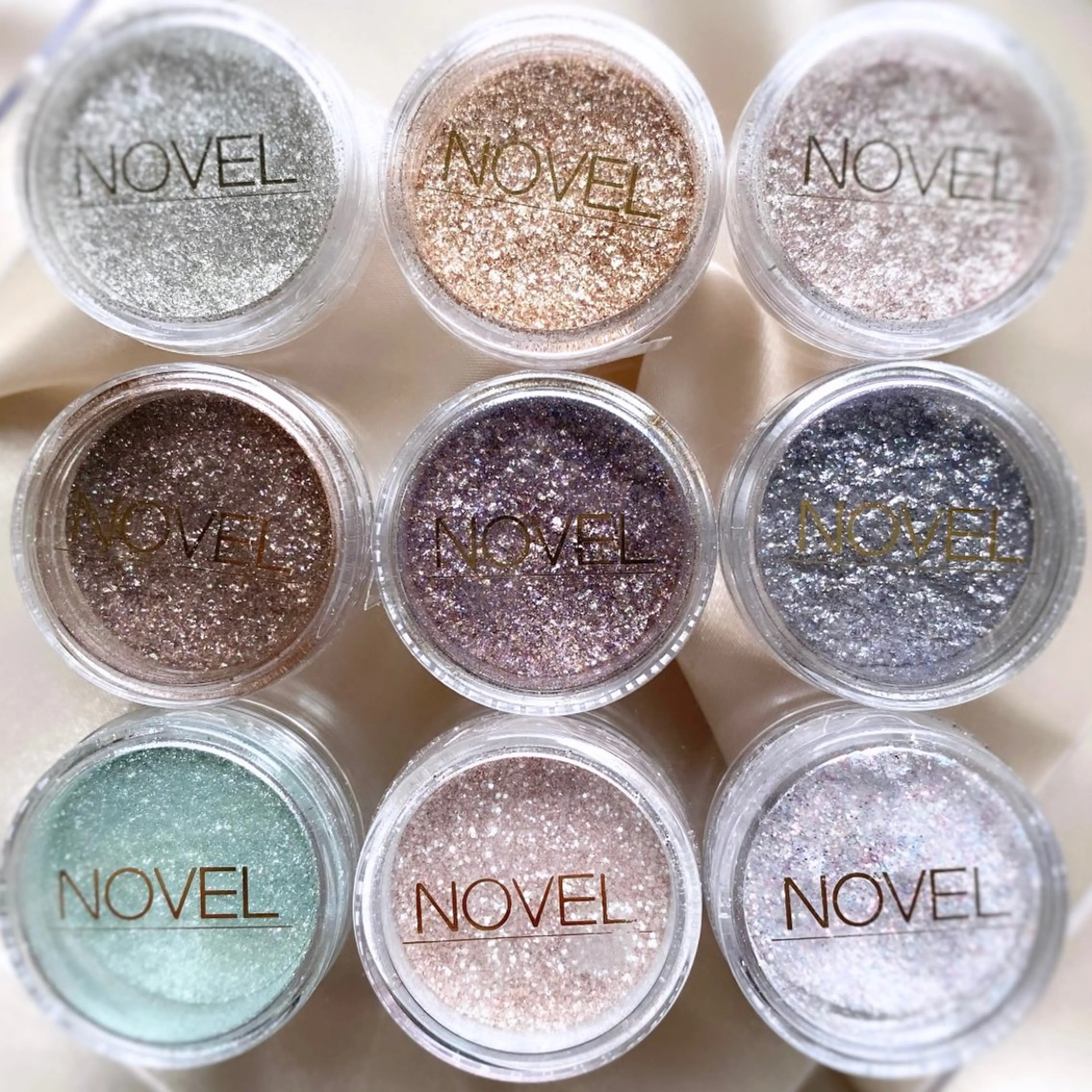 ネイル ブルー ブラウン ラメ(グリッター) オレンジ ピンク nail*157 .のネイルデザイン