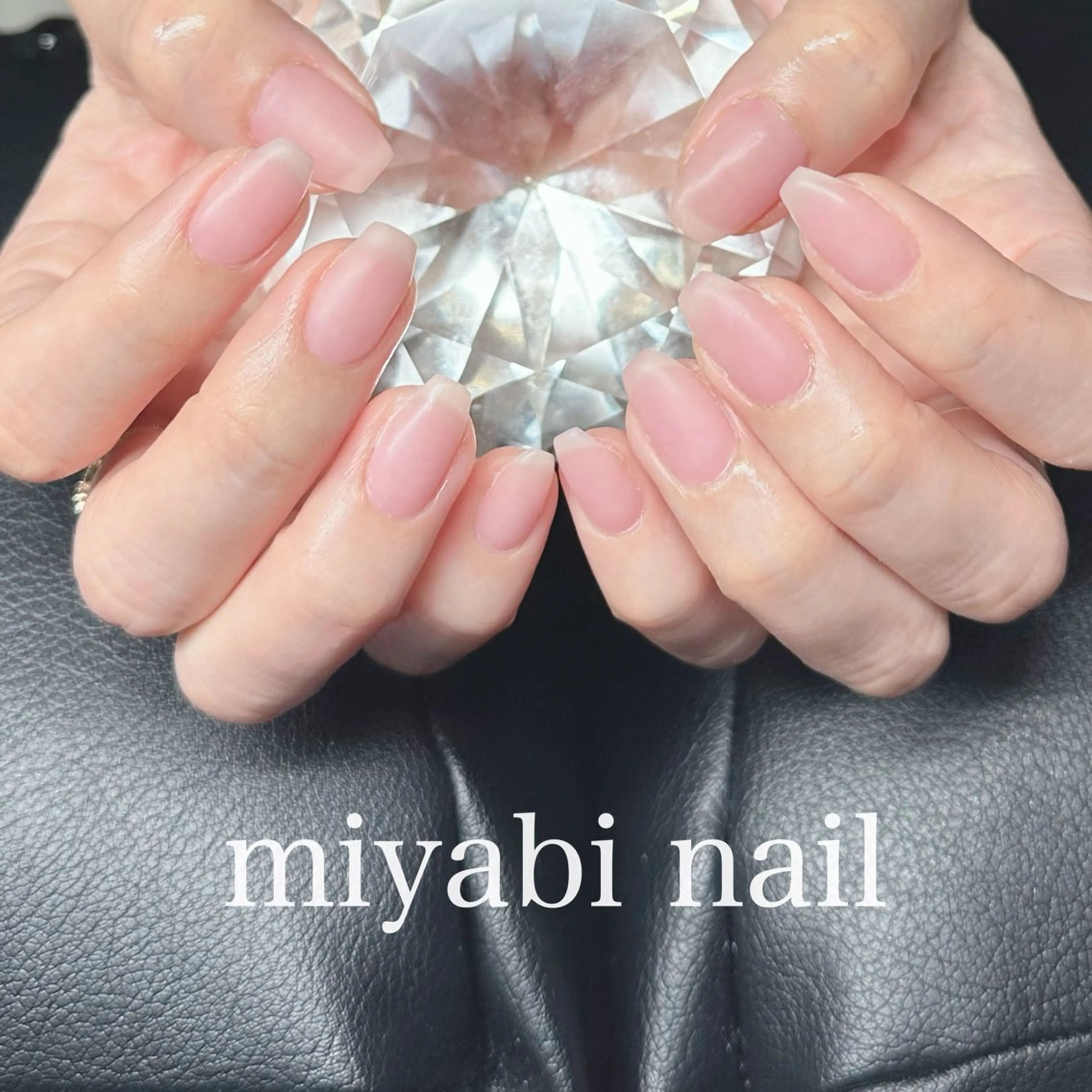 ネイル ジェルネイル マットネイル 持ち込み オフィスネイル ピンク ハンドネイル miyabi nail 桂川駅近くのネイルデザイン