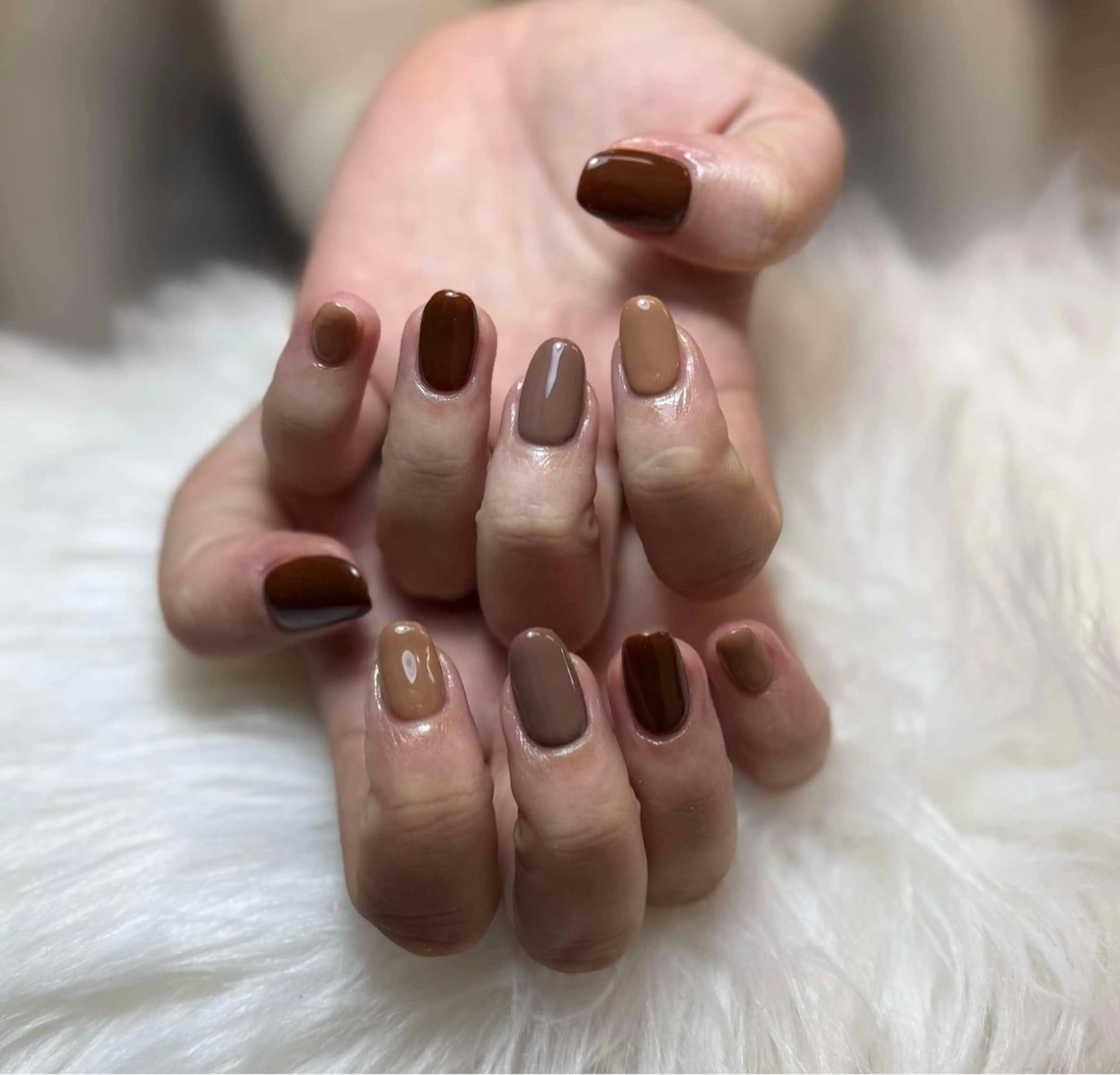 💅ワンカラー/ラメグラデーションの写真