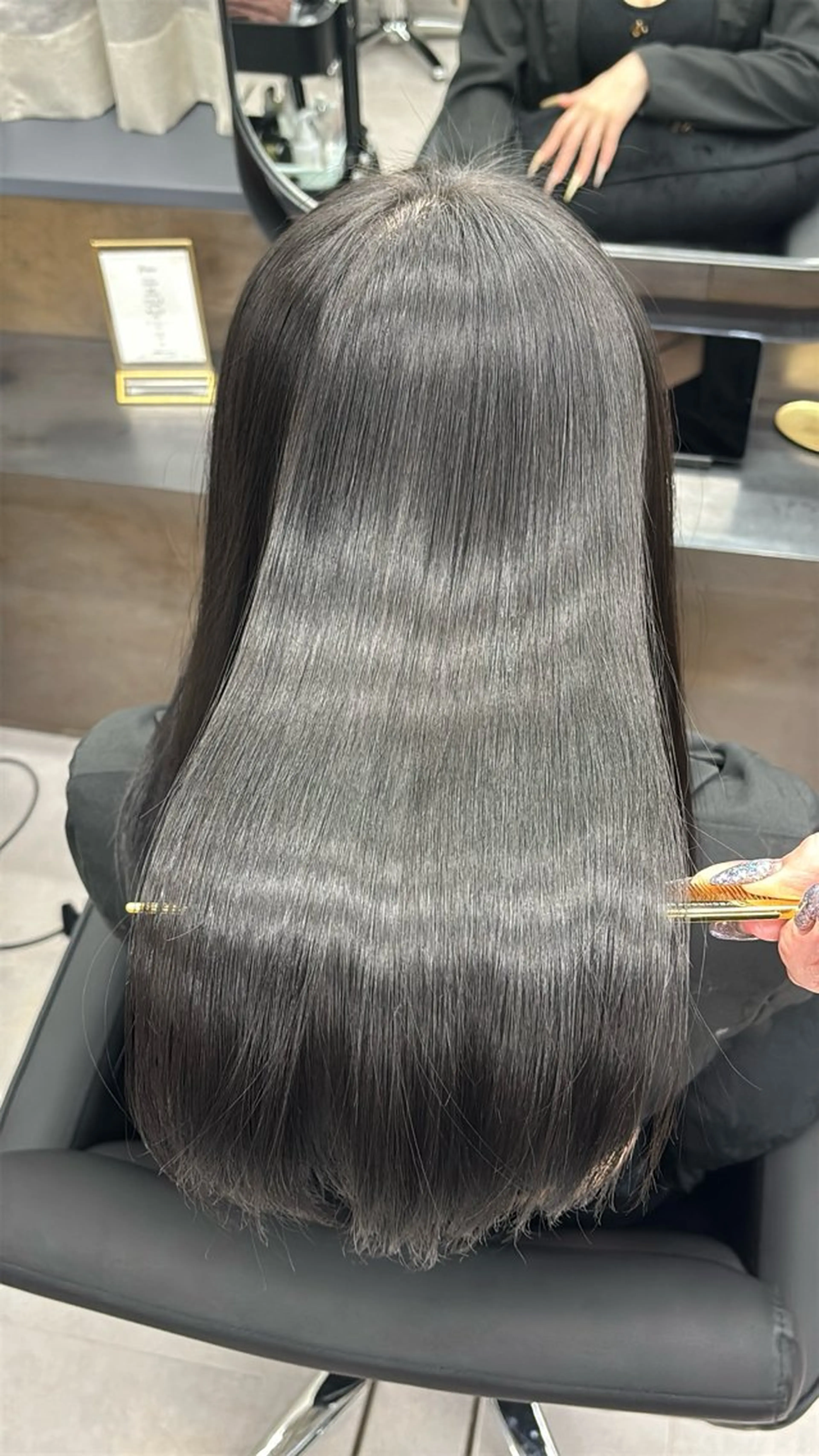 ロング カラー カット ヘアカラー トリートメント レイヤー/髪質改善 /艶カラー/SAKIのヘアスタイル