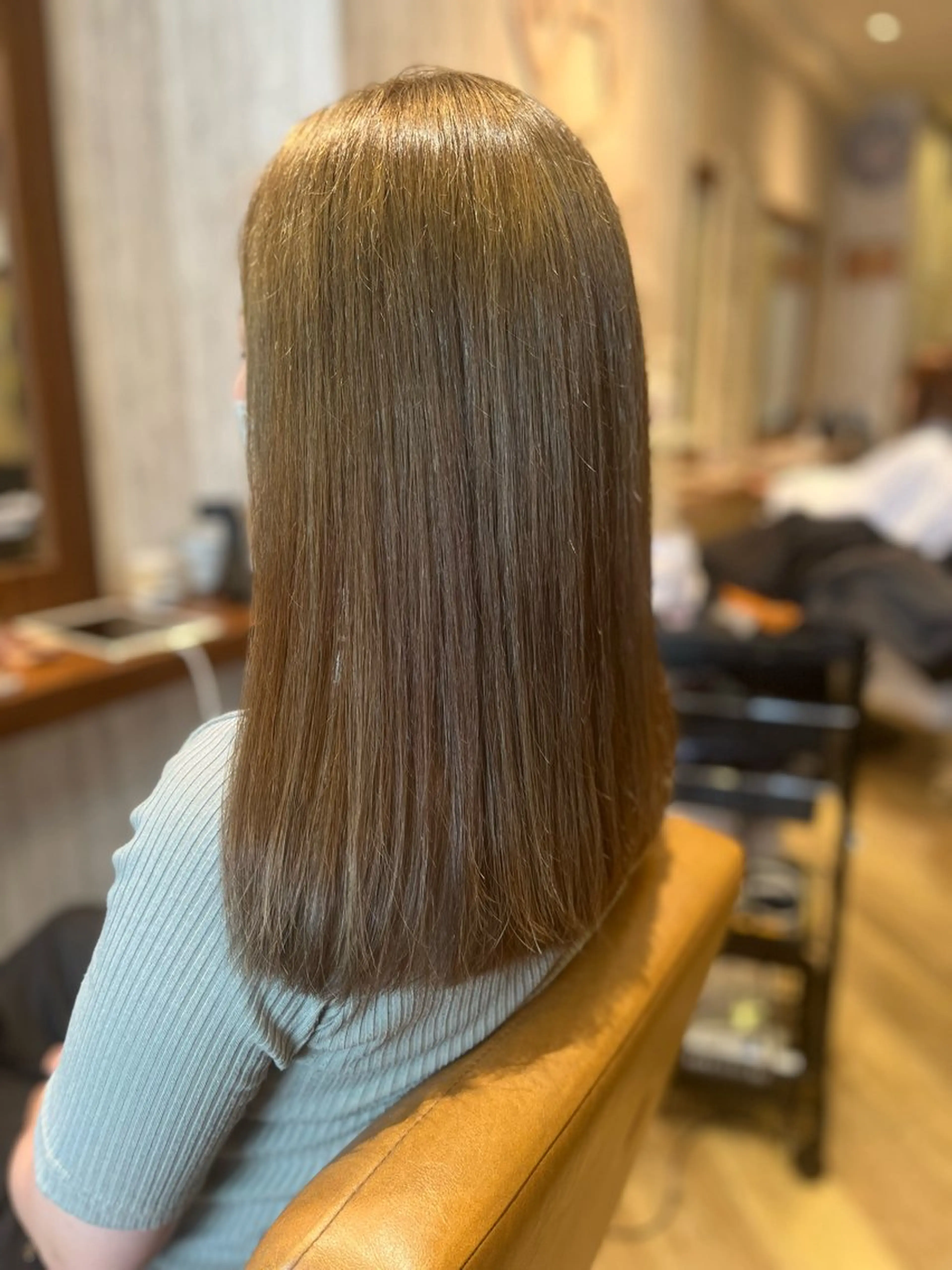 ロング カラー ベージュカラー ブリーチ ダブルカラー トリートメント カット 縮毛矯正 トリートメント Hair Salon Alba所属・宇都宮市ブリーチ/ 縮毛矯正専門Albaのヘアスタイル