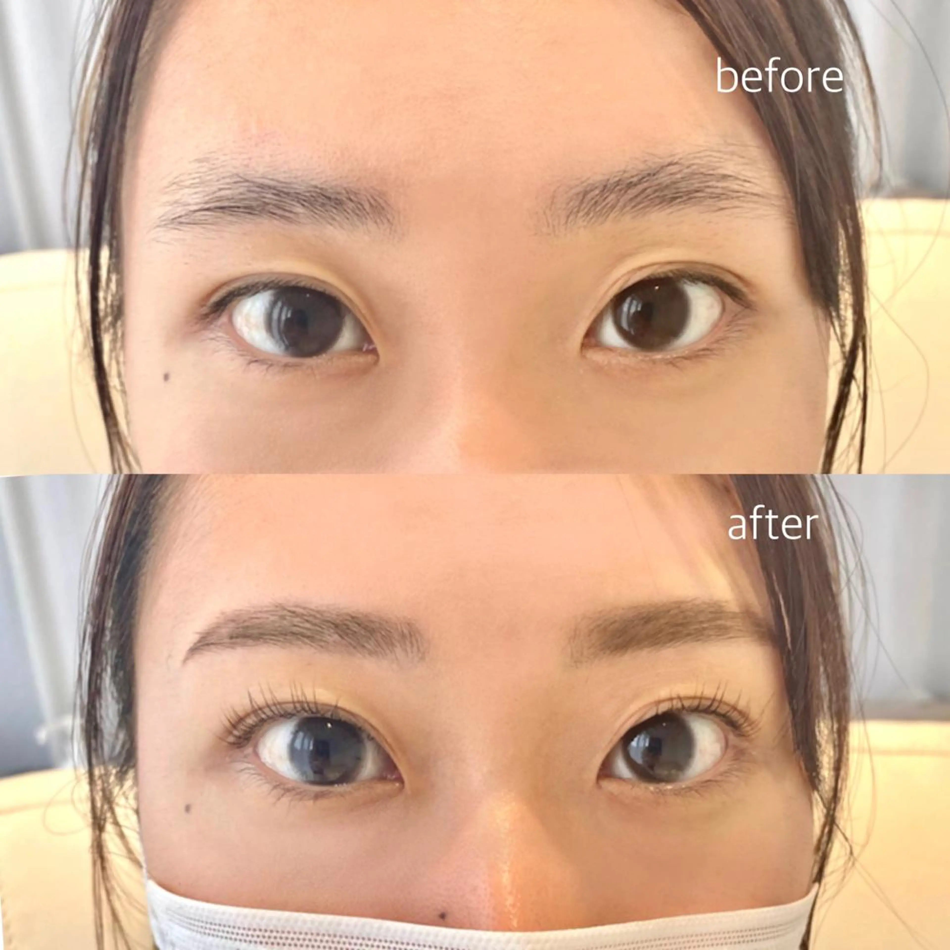 マツエク・マツパ パリジェンヌラッシュリフト Lowen kahoのマツエク・マツパデザイン