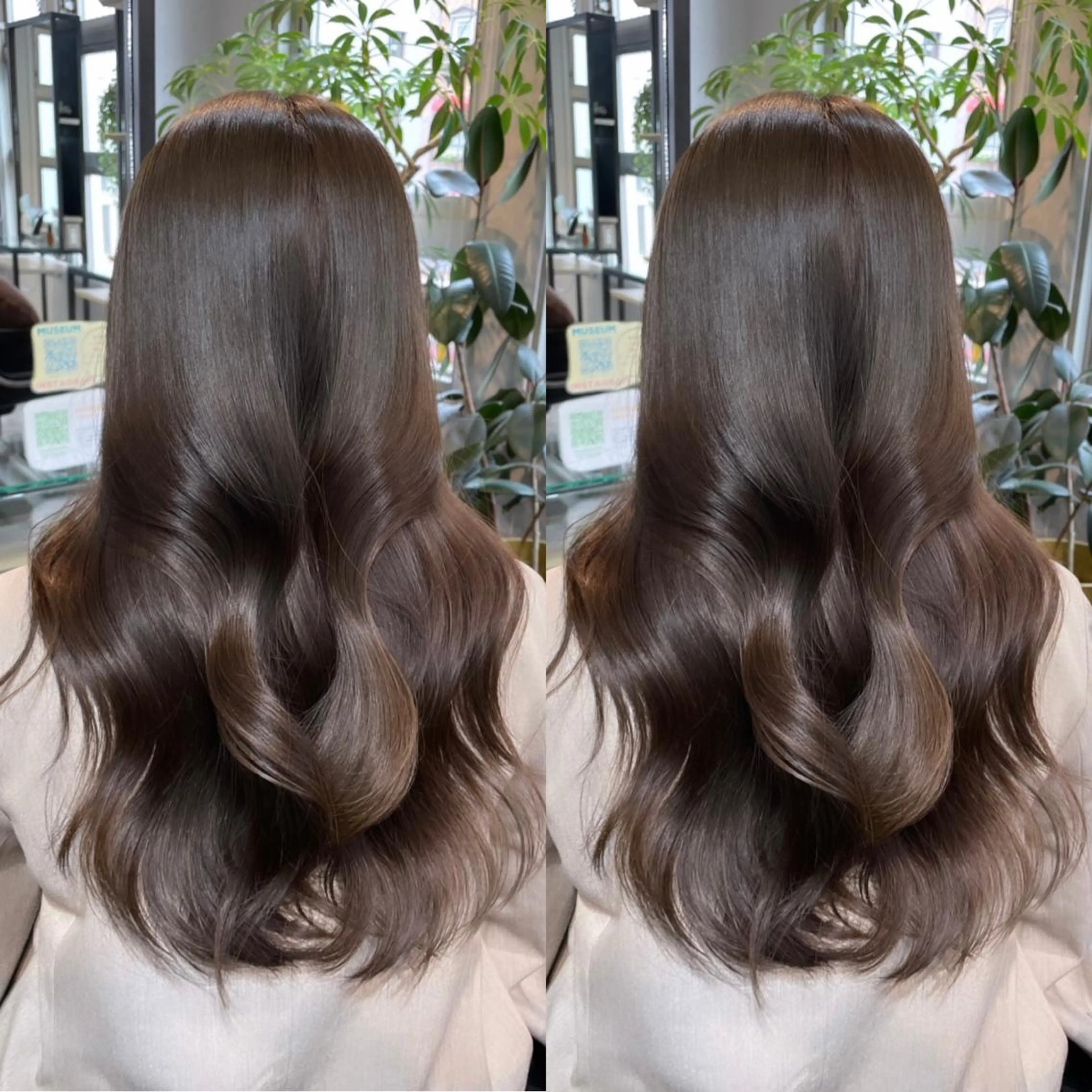 ロング カラー ベージュカラー 元町神戸 國井椋介のヘアスタイル