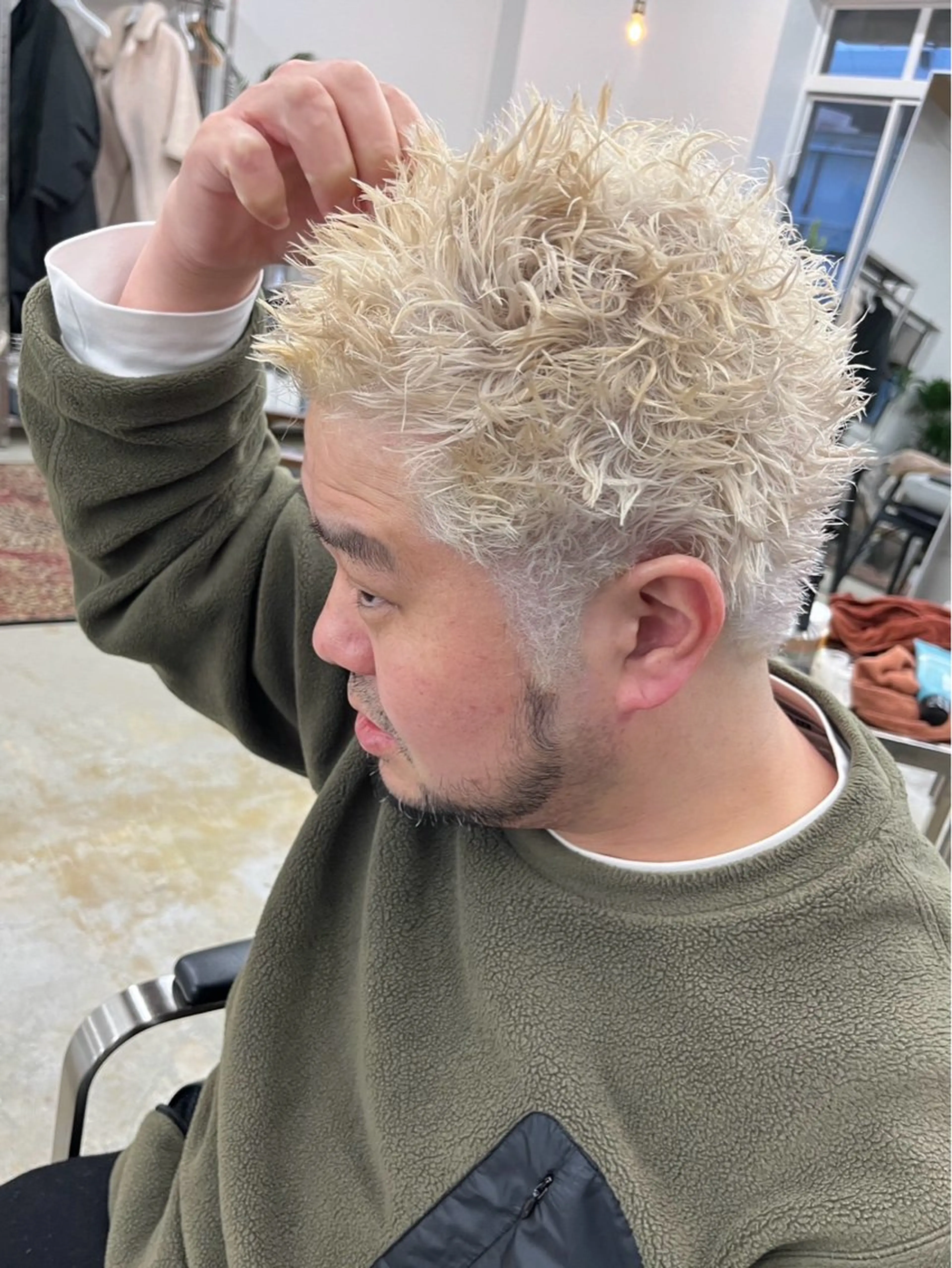 ショート パーマ メンズ BOW【ボウ】所属・メンズパーマ/本町/ 心斎橋/Takumiのヘアスタイル