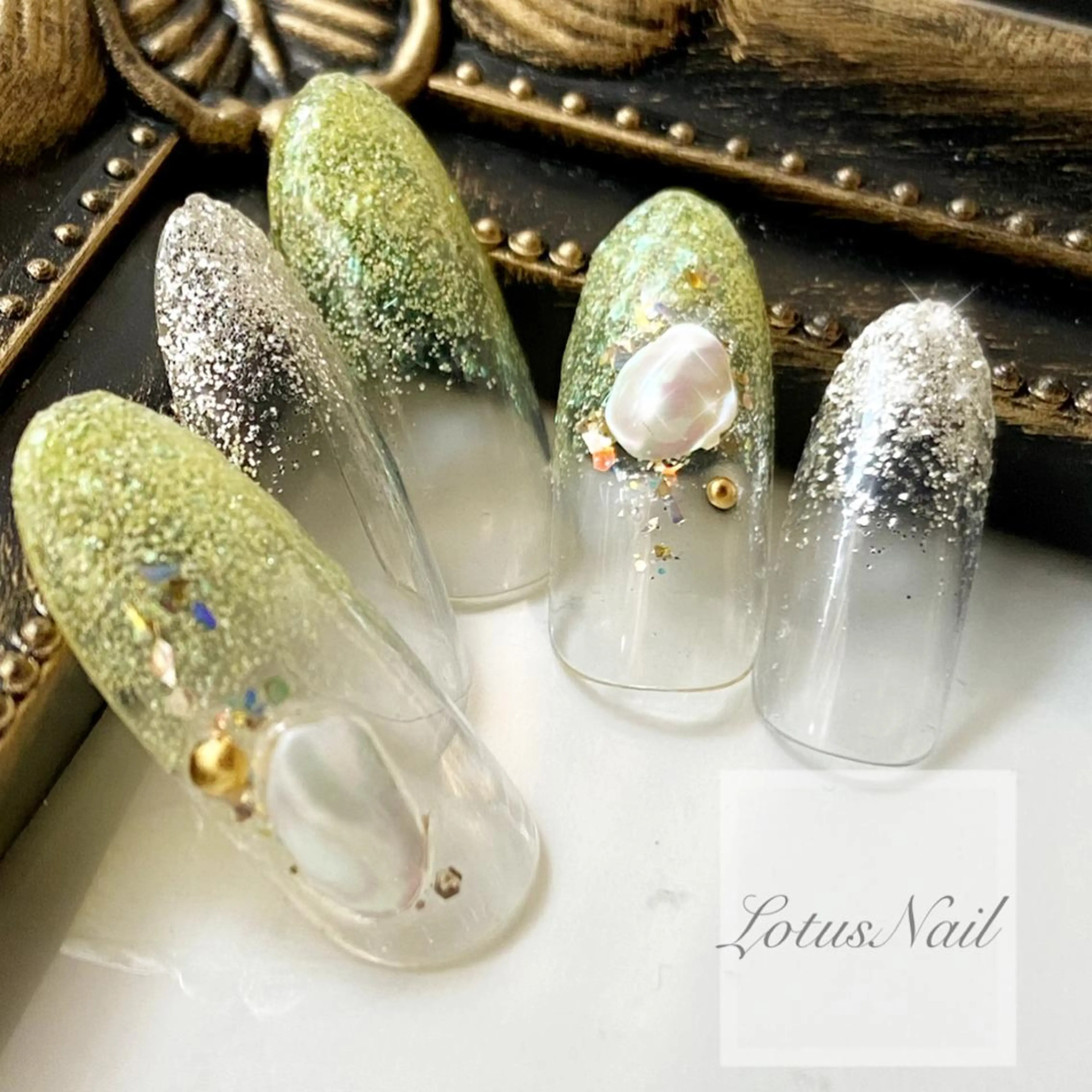 ネイル 夏ネイル Lotus Nailのネイルデザイン