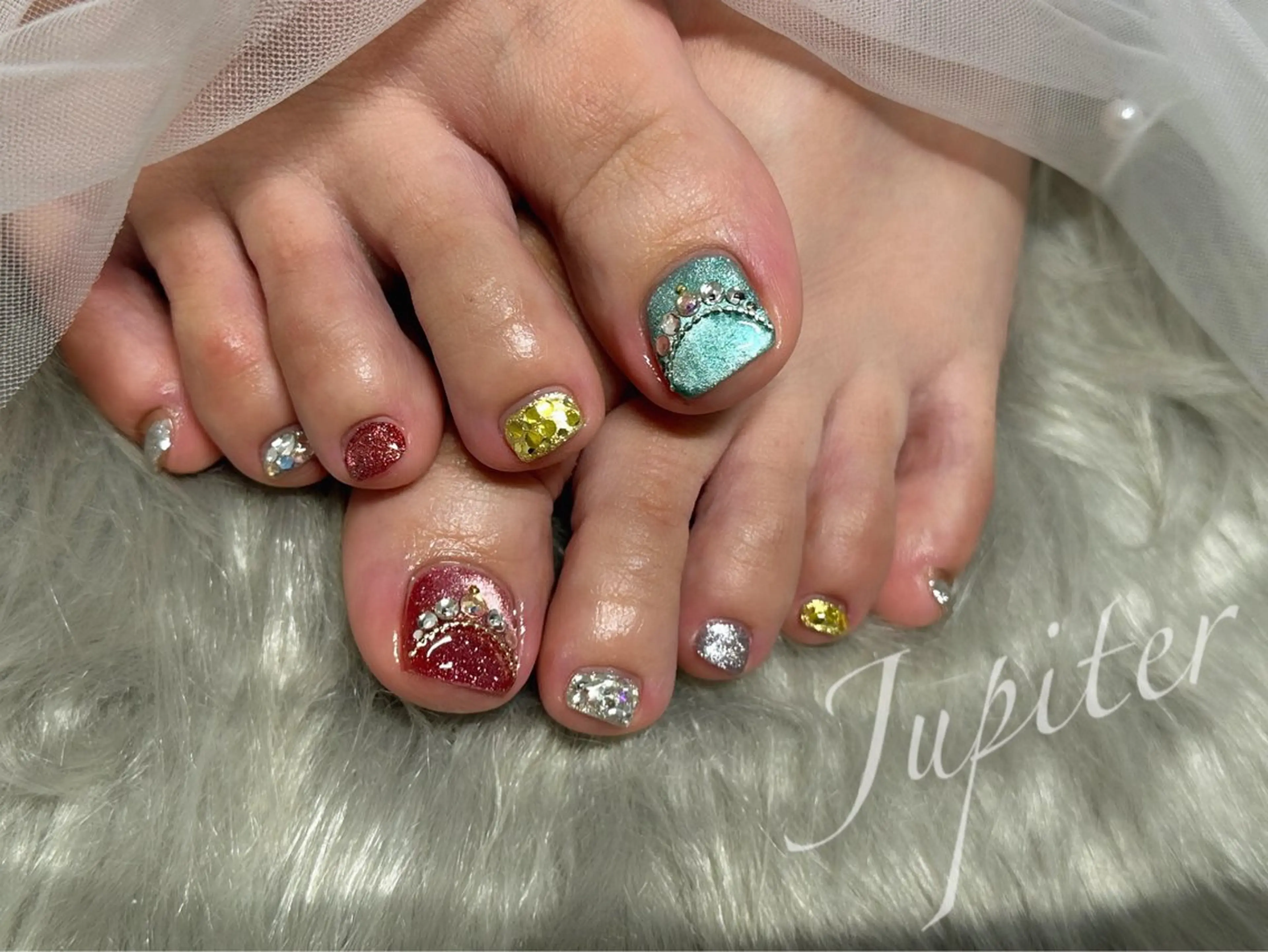 ネイル フットネイル Jupiter所属・Jupiter Toshieのネイルデザイン
