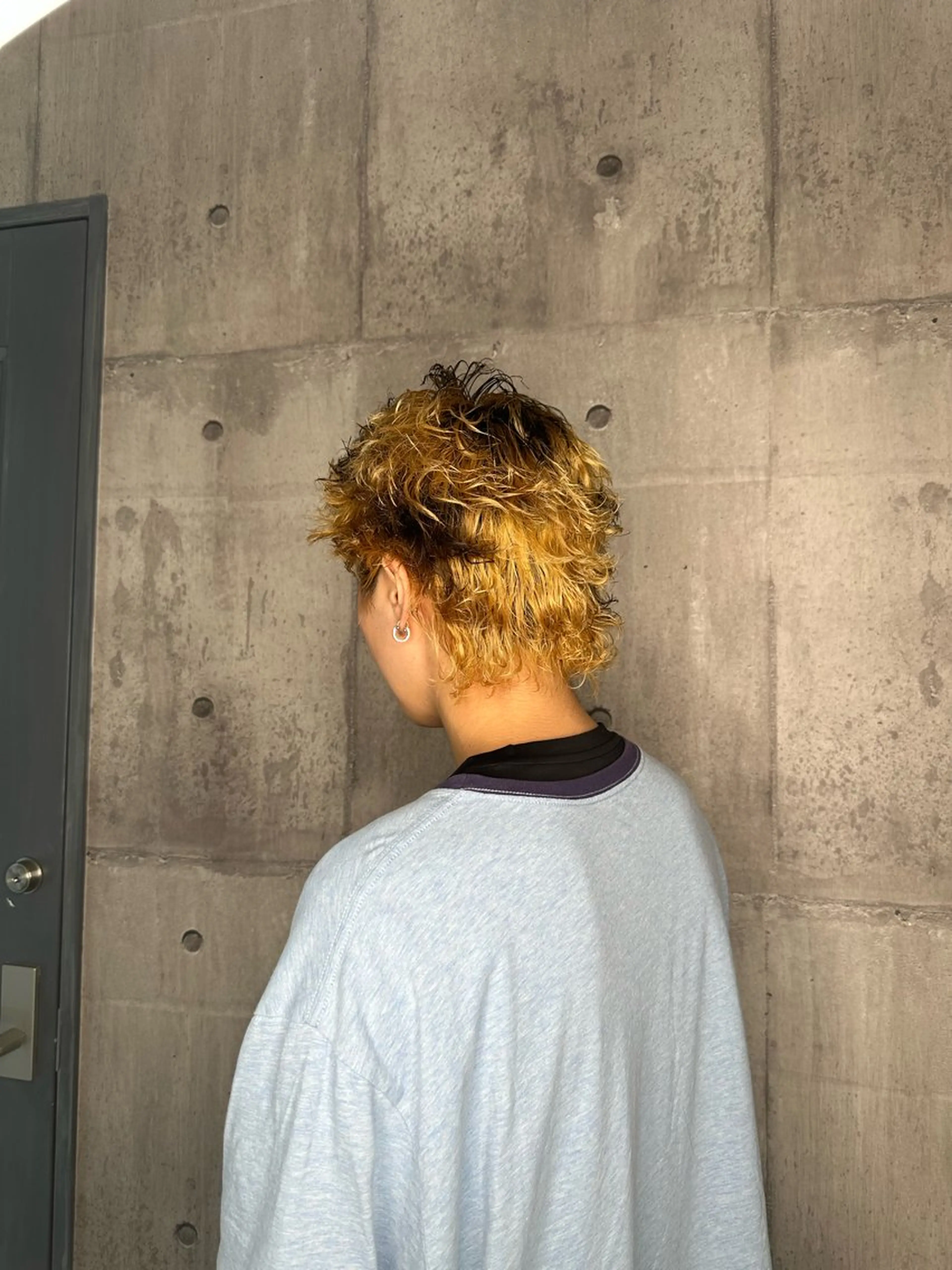 ショート パーマ メンズ メンズブリーチ メンズパーマ NEXT NEO所属・メンズヘア静岡 ✂︎Ryuheiのヘアスタイル