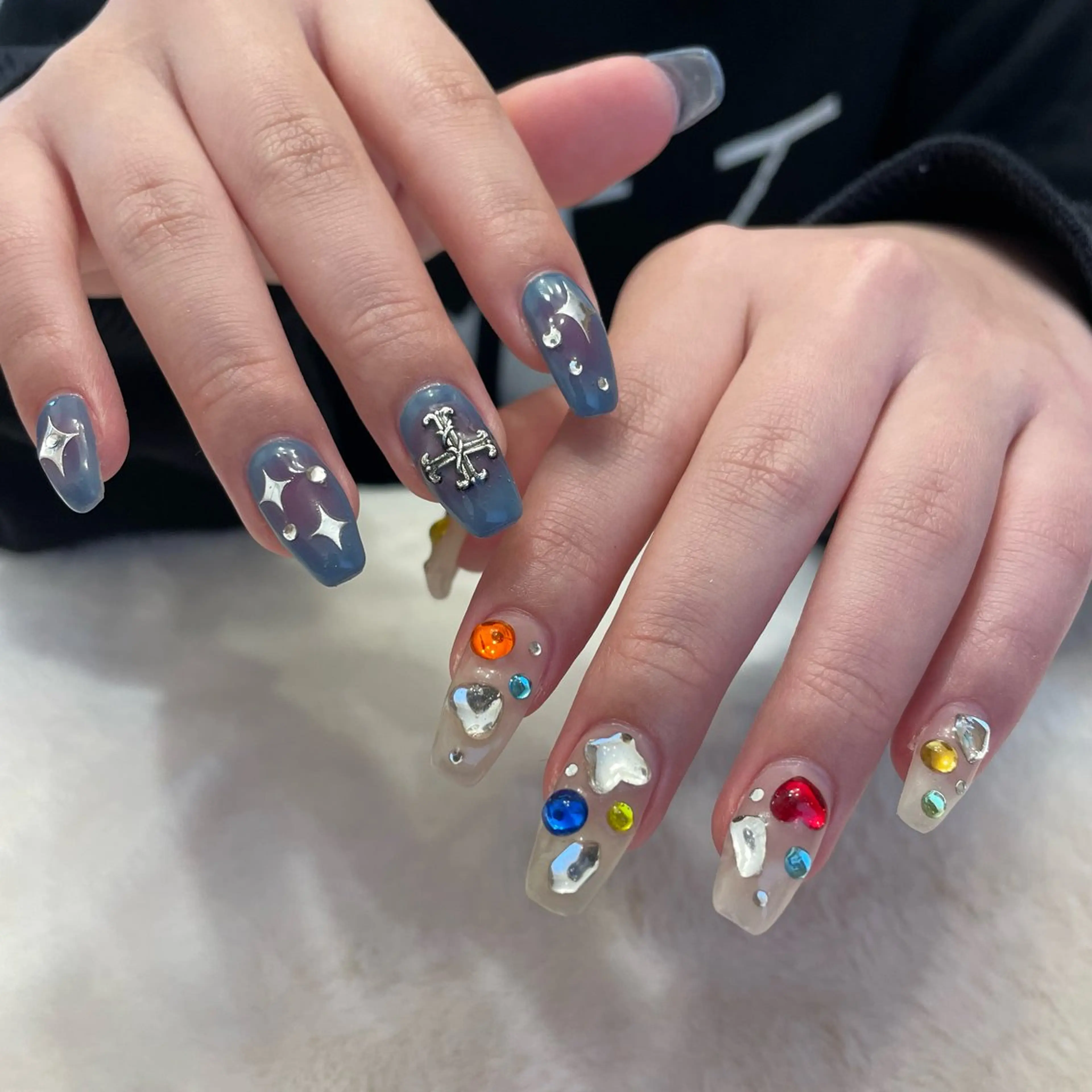 ネイル ハンドネイル Sea  nail by emaのネイルデザイン