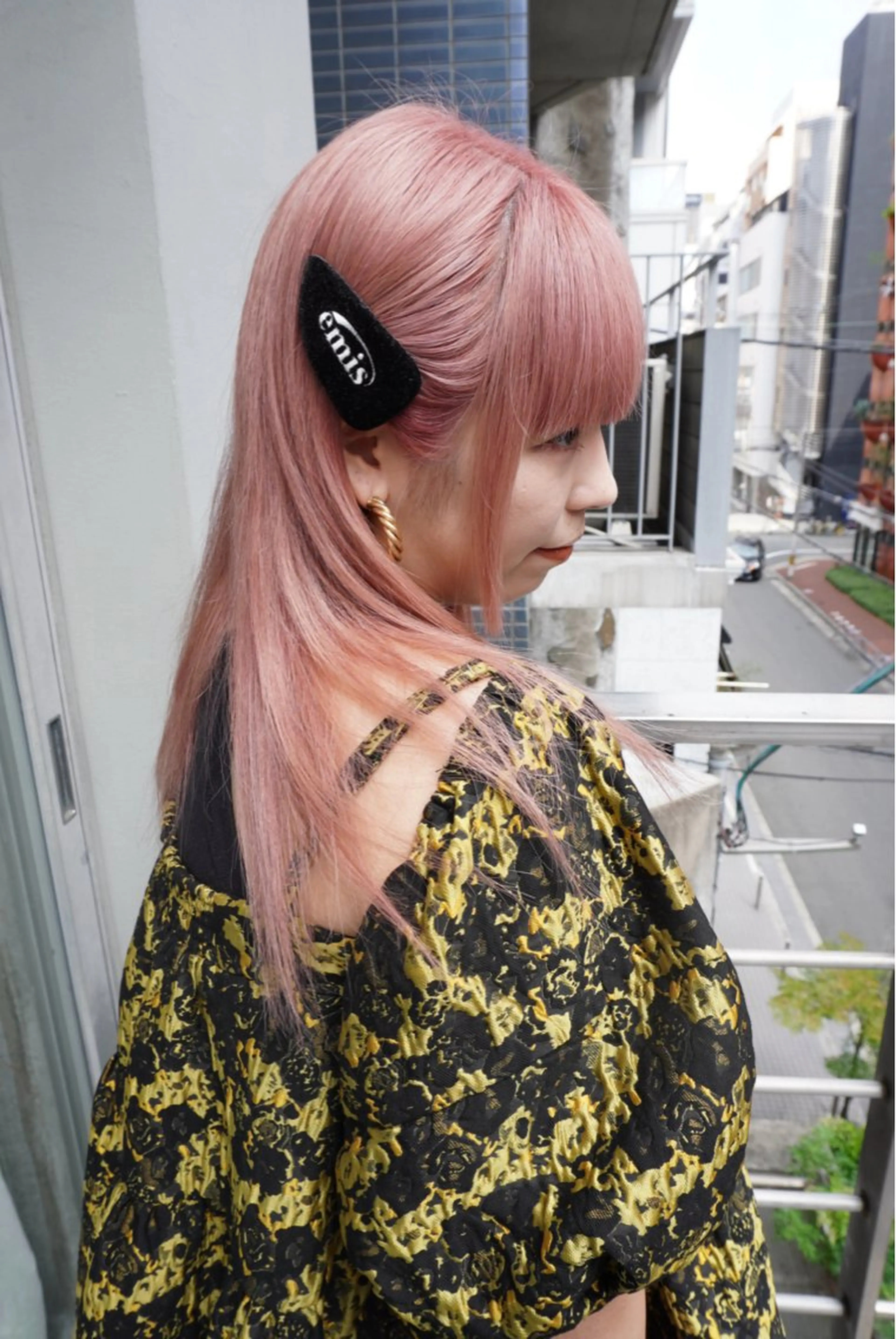 セミロング カラー cime所属・小林実愛/ ハイトーン/心斎橋/のヘアスタイル